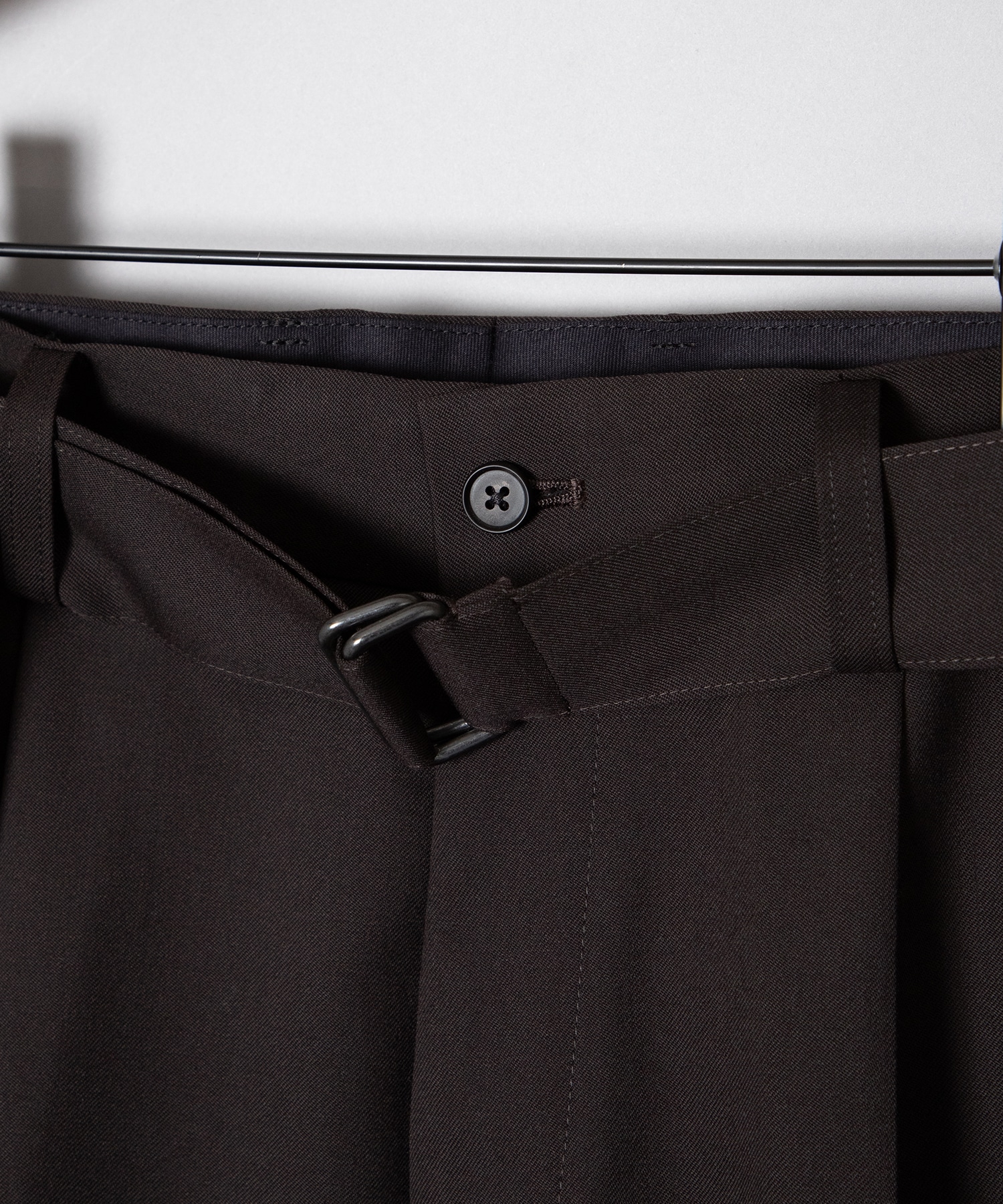 BELTED WIDE TROUSERS ssstein