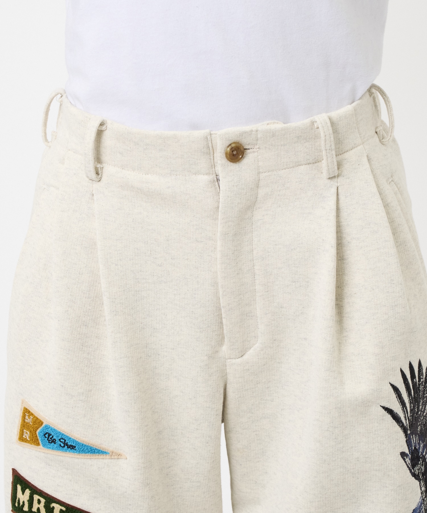 Multi embroidered sweatpants KHOKI