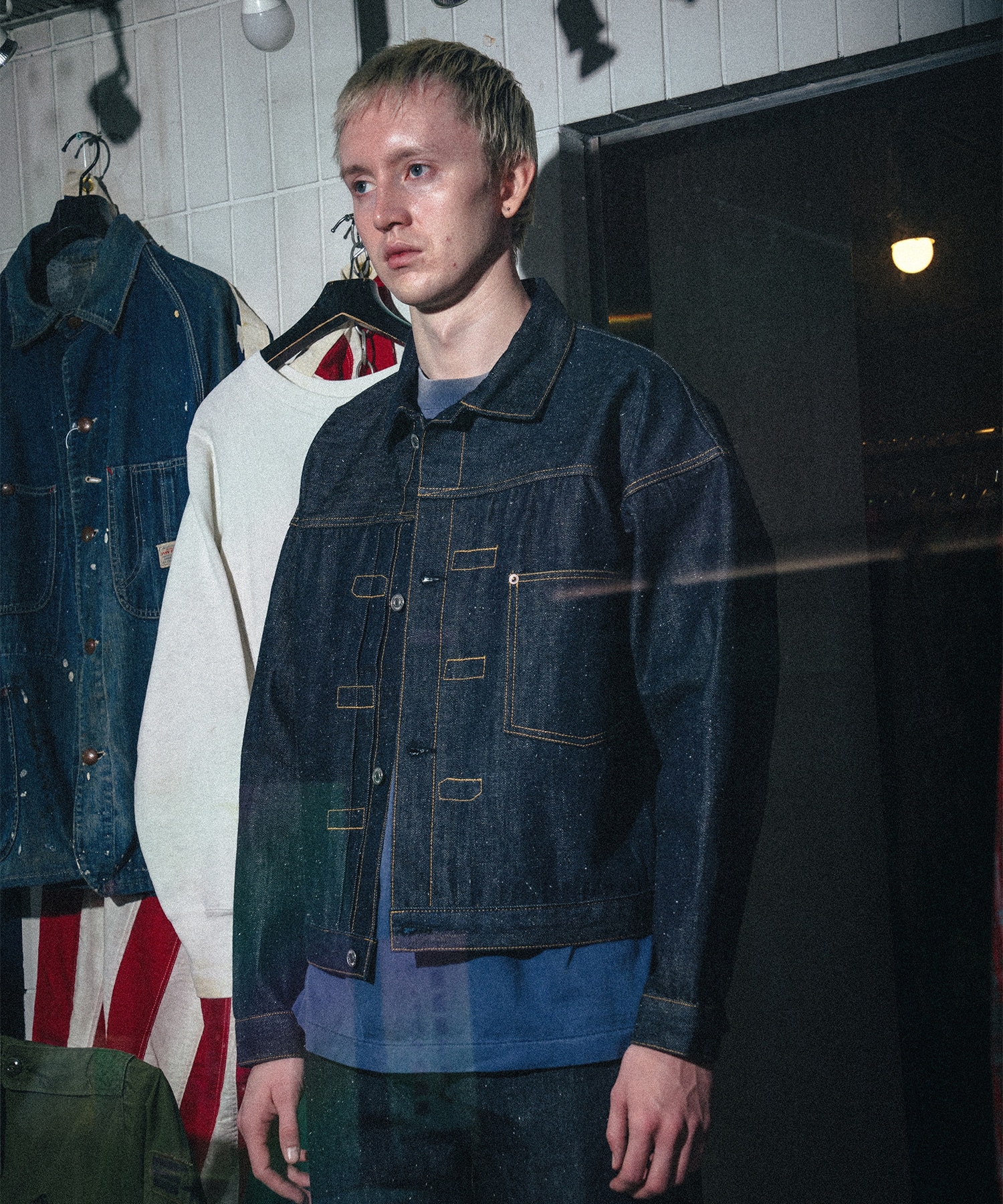 【セントマイケル】SM-MK8-0000-C45/BBJ_DENIM JACKET/REGID/BLUE SAINT MXXXXXX