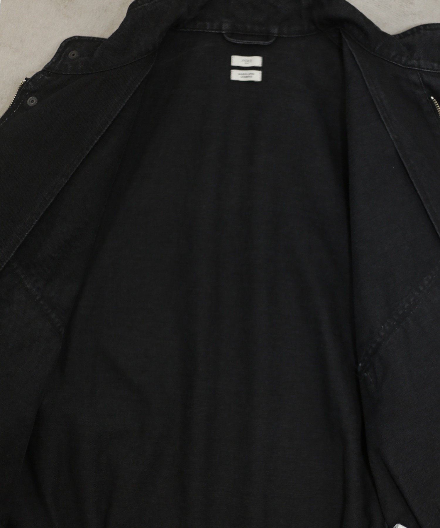 【ヨーク】Cotton Denim Stand Collar Blouson YOKE