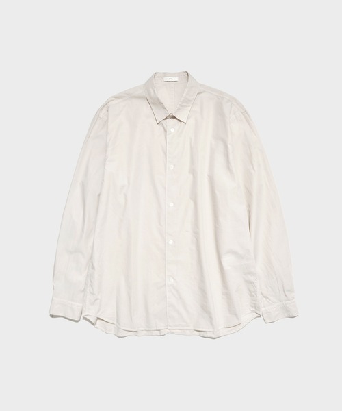 SHRINK COTTON LAWN OVERSIZED SHIRT ATON
