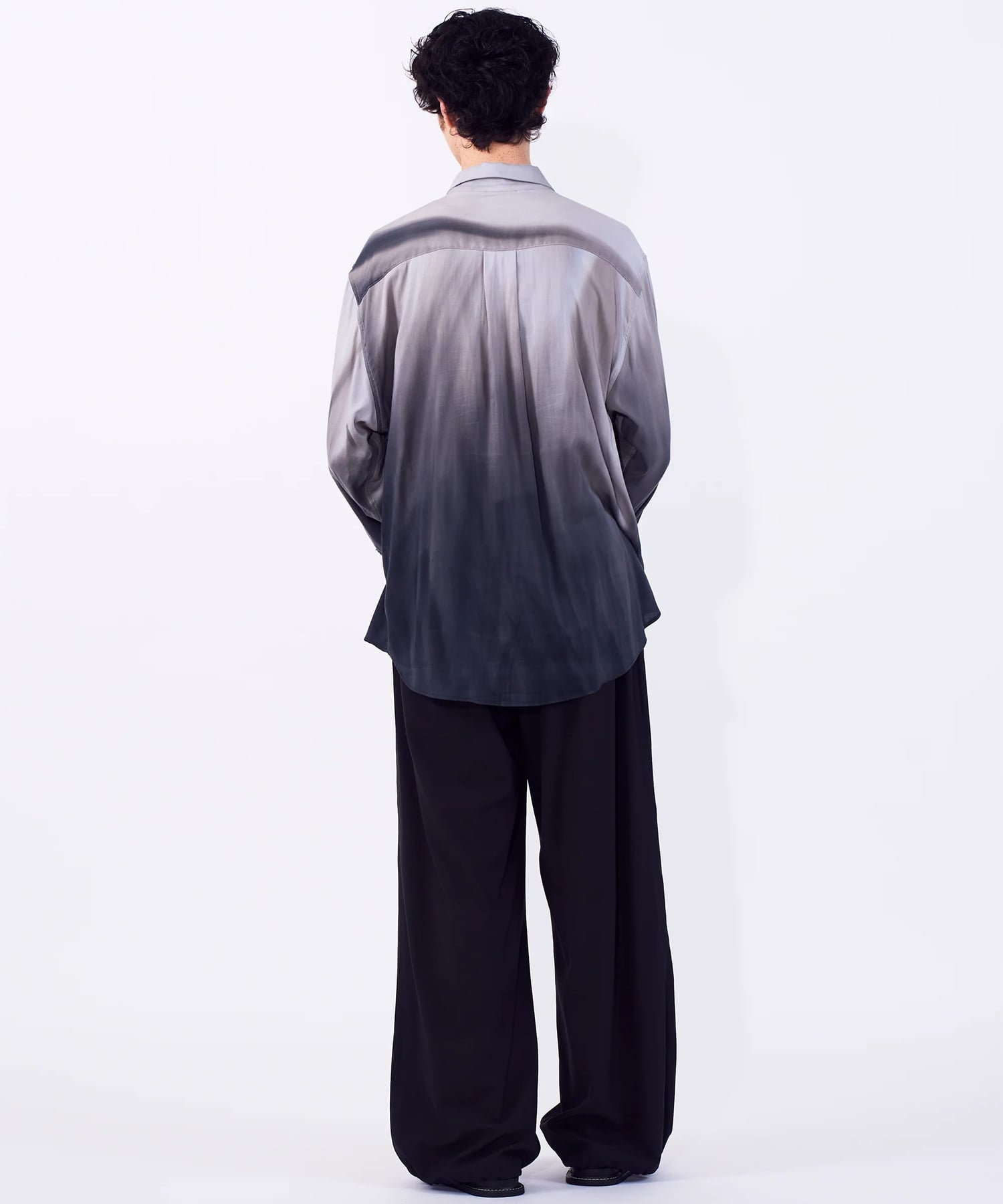 【ヨーク】Hand Painted Lawn Loose Fit Shirt YOKE