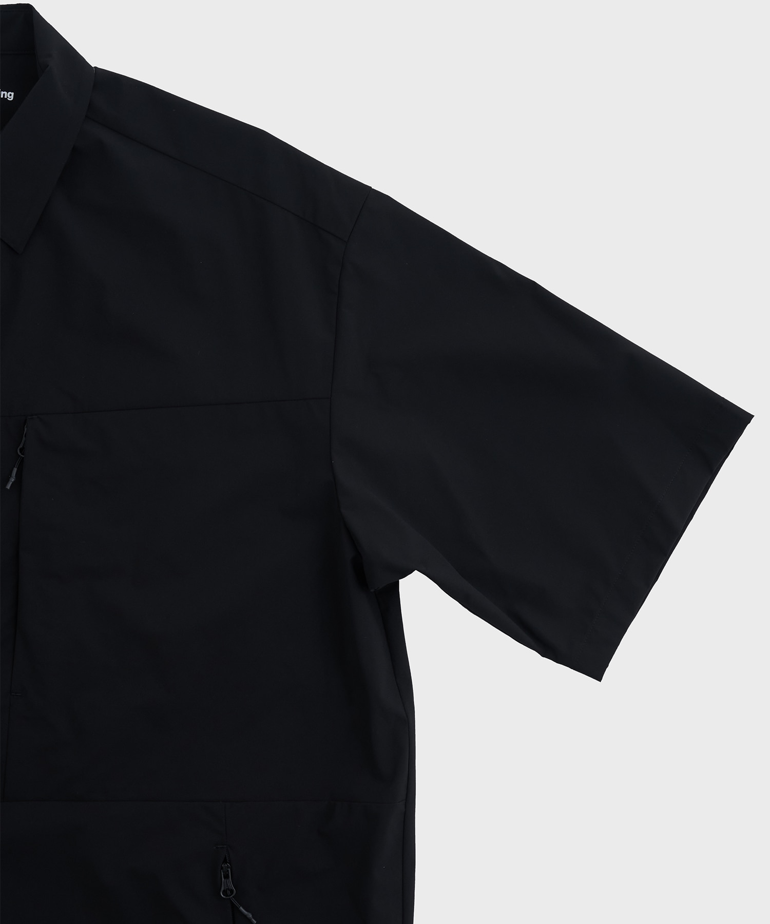 別注 STRETCHED HYBRID S/S SHIRTS White Mountaineering