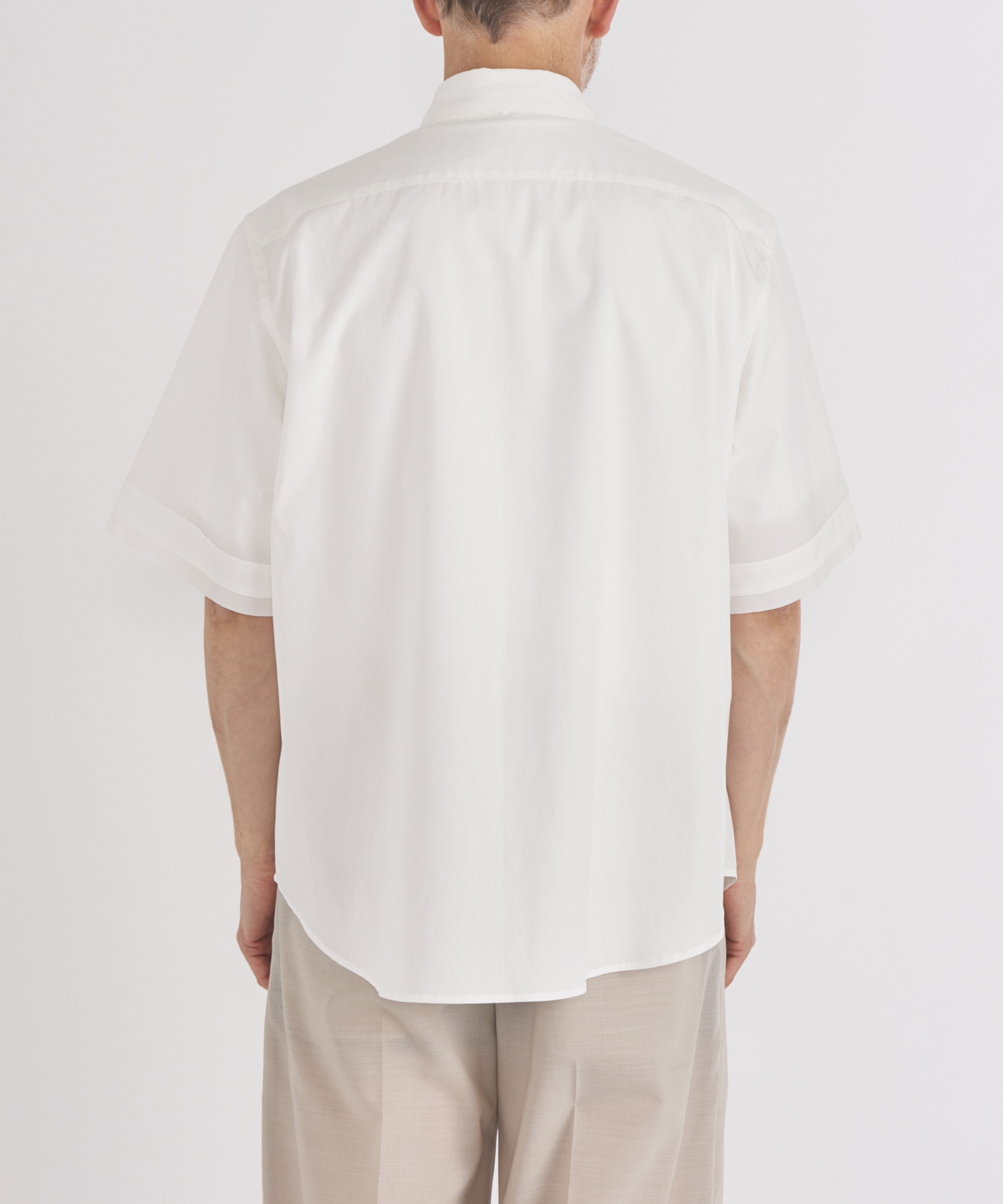 【イレニサ】REGULAR COLLAR SHORT-SLEEVED SHIRT IRENISA