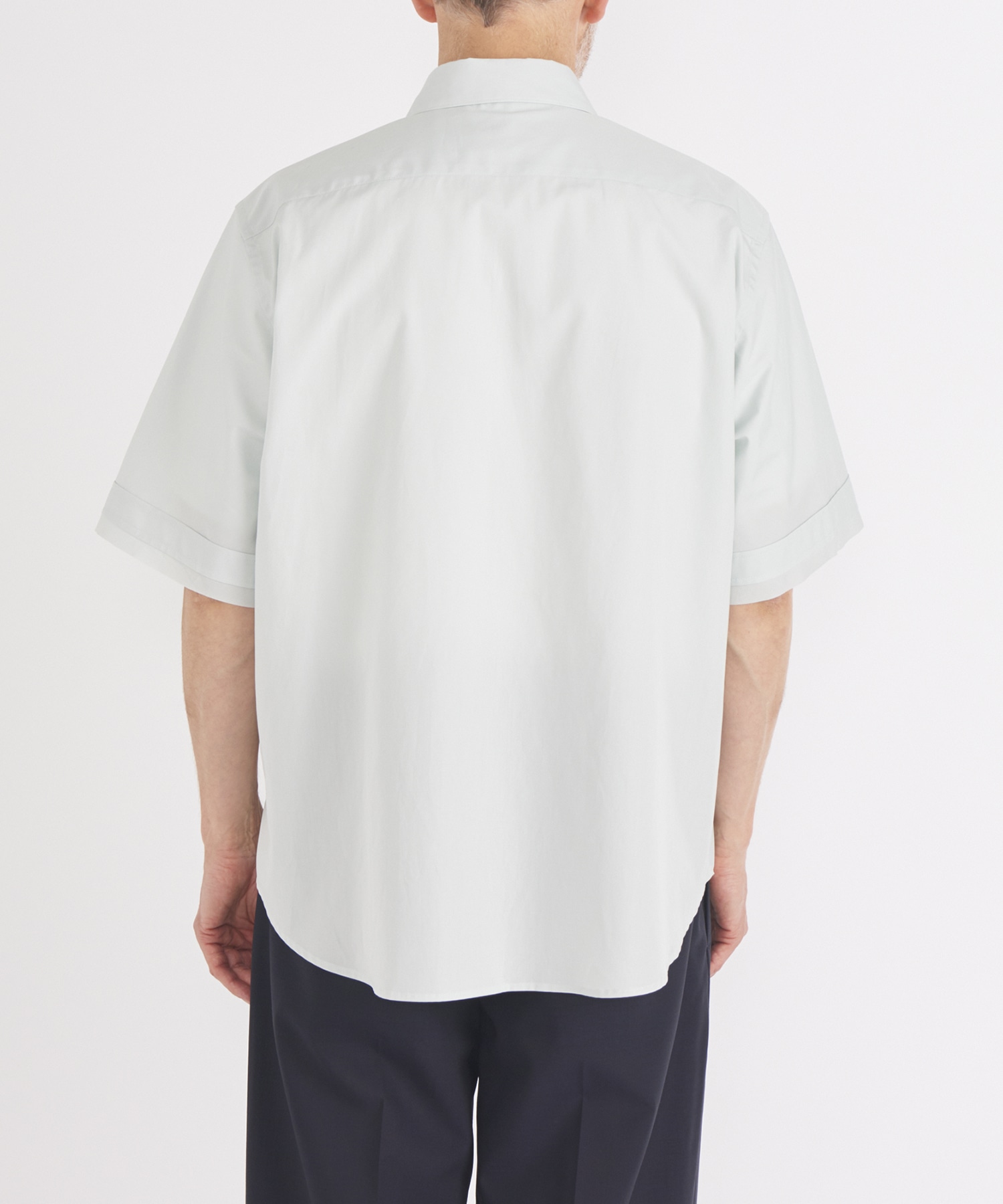 【イレニサ】REGULAR COLLAR SHORT-SLEEVED SHIRT IRENISA