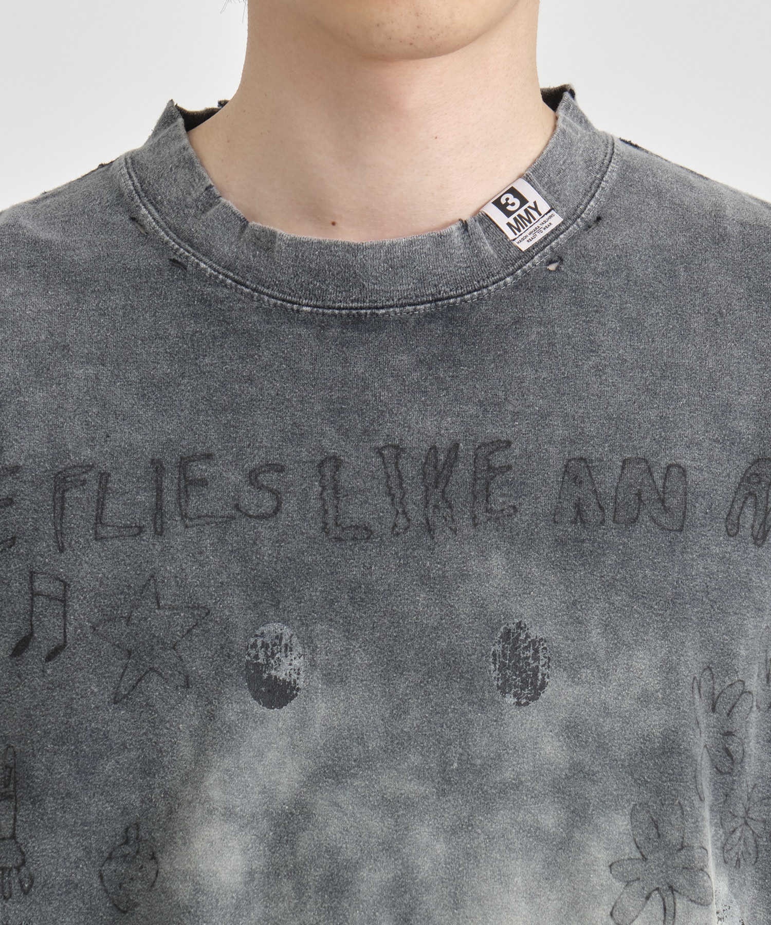 BLEACHED TEE Maison MIHARA YASUHIRO