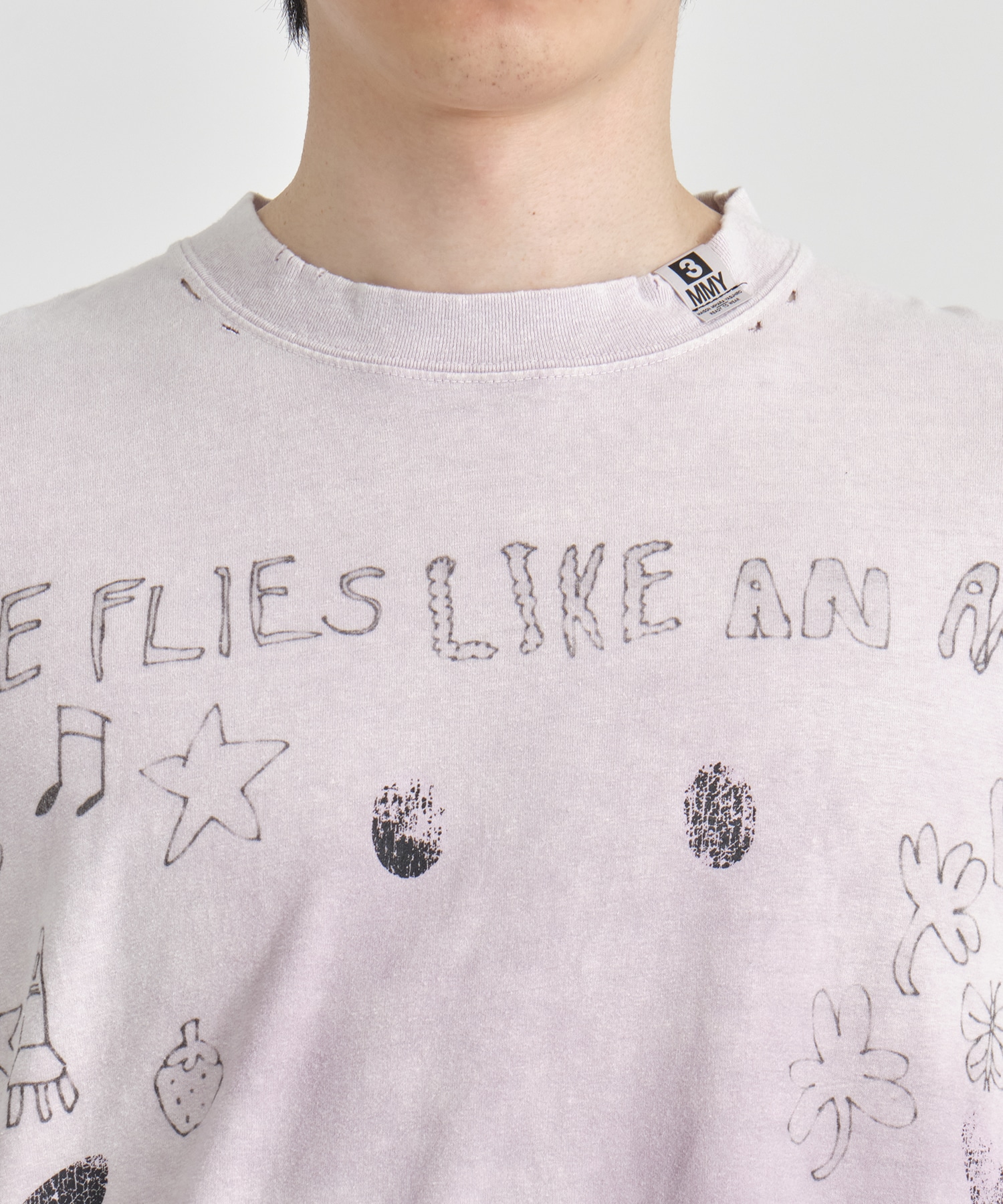 BLEACHED TEE(48 PINK): Maison MIHARA YASUHIRO: MENS｜THE TOKYO