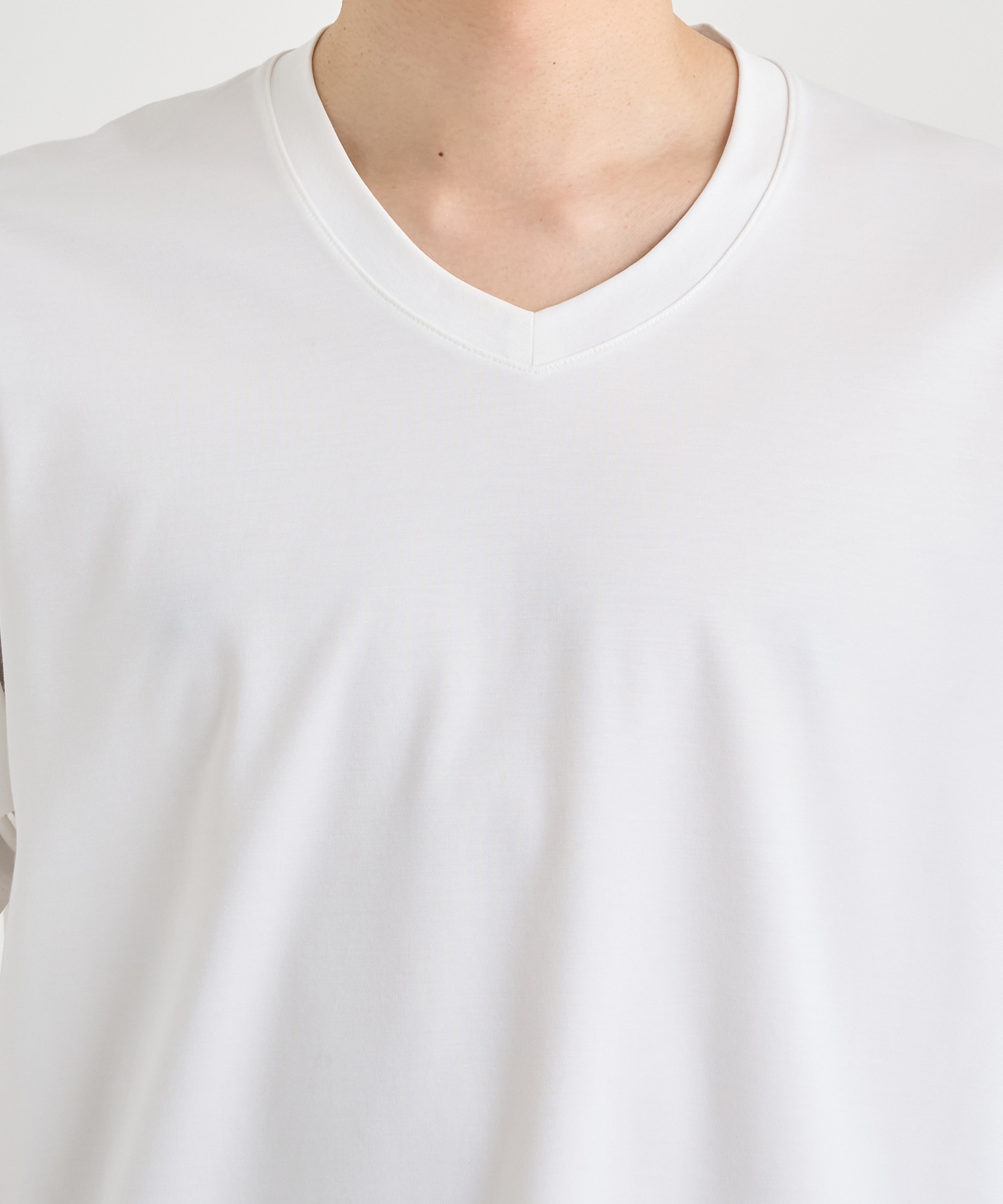 『もう、汗らない』SOLOTEX Jersey S/S V Neck T-Shirts THE TOKYO