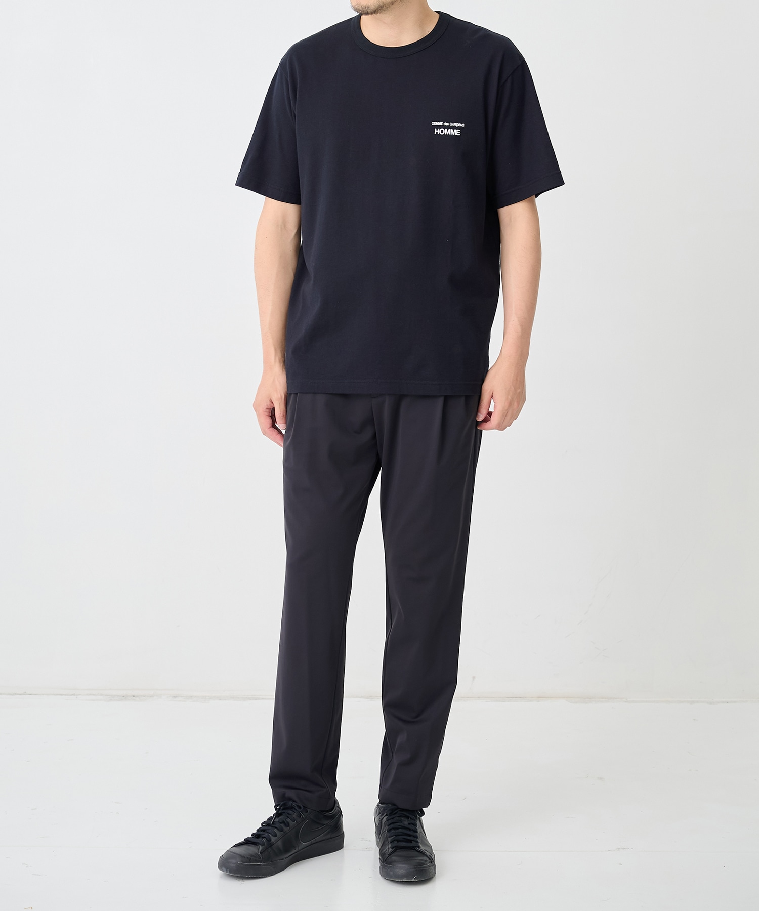 【コムデギャルソンオム】綿天竺 製品プリント S/S Tee COMME des GARCONS HOMME