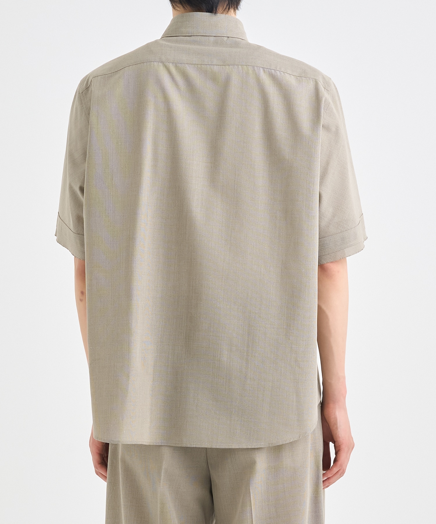 別注 REGULAR COLLAR SHORT-SLEEVED SHIRT IRENISA