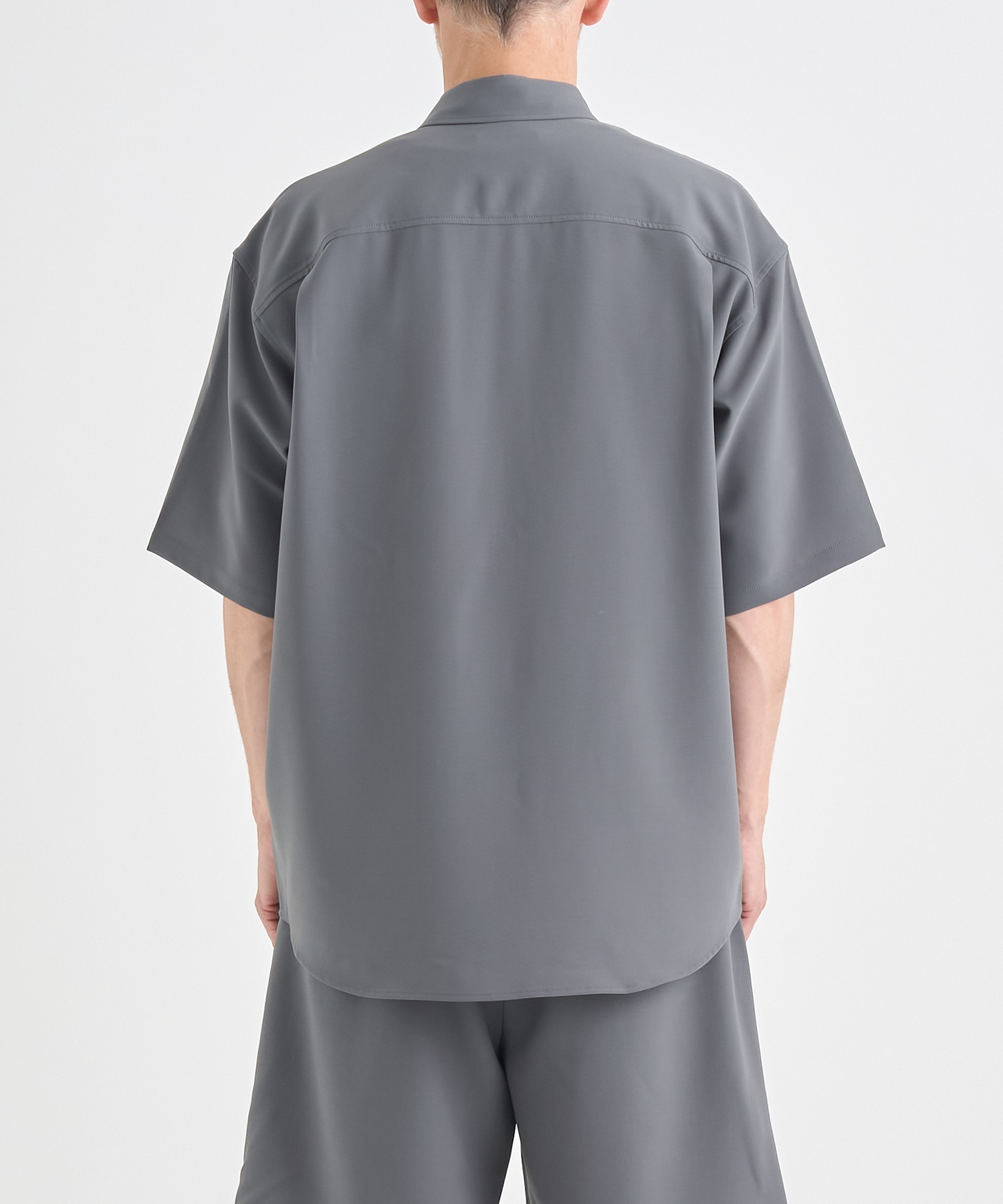 別注 PE CONPACT TWILL W POCKET S/S SHIRT ATTACHMENT