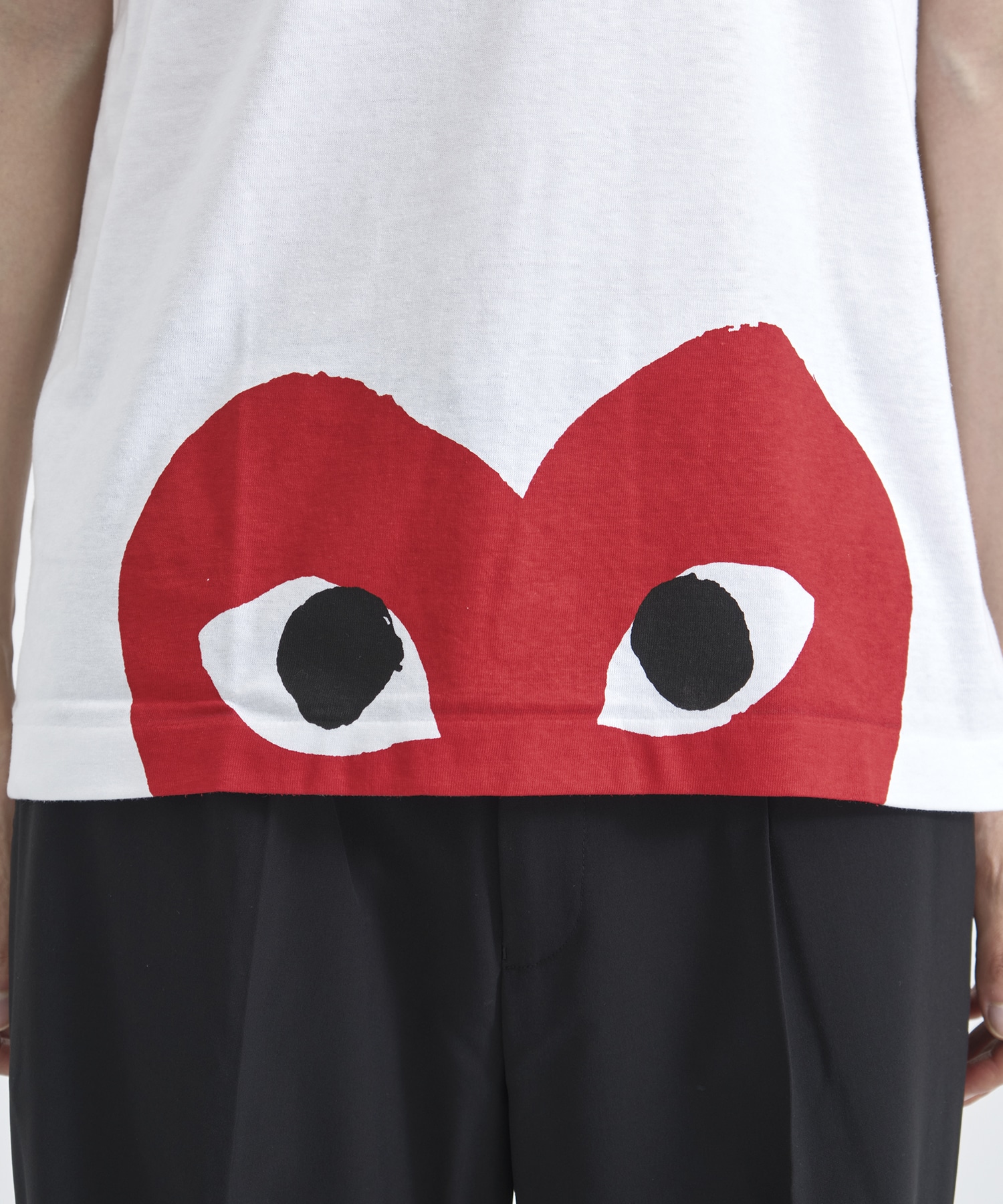 T-SHIRT RED EMBLEM RED HEART PLAY COMME des GARCONS