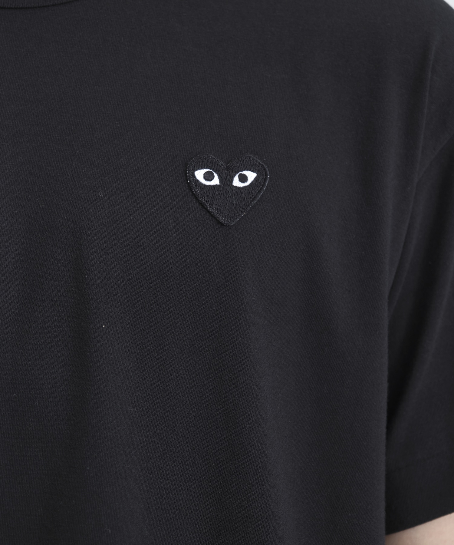 T-SHIRT BLACK BLACK HEART PLAY COMME des GARCONS