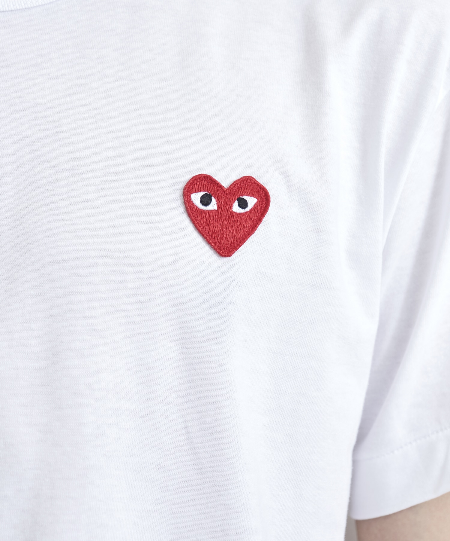 T-SHIRT RED EMBLEM RED HEART PLAY COMME des GARCONS