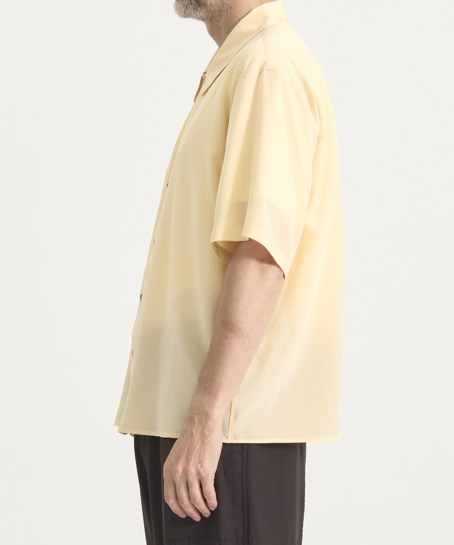 皺にならない洗えるSilk S/S Shirts THE TOKYO
