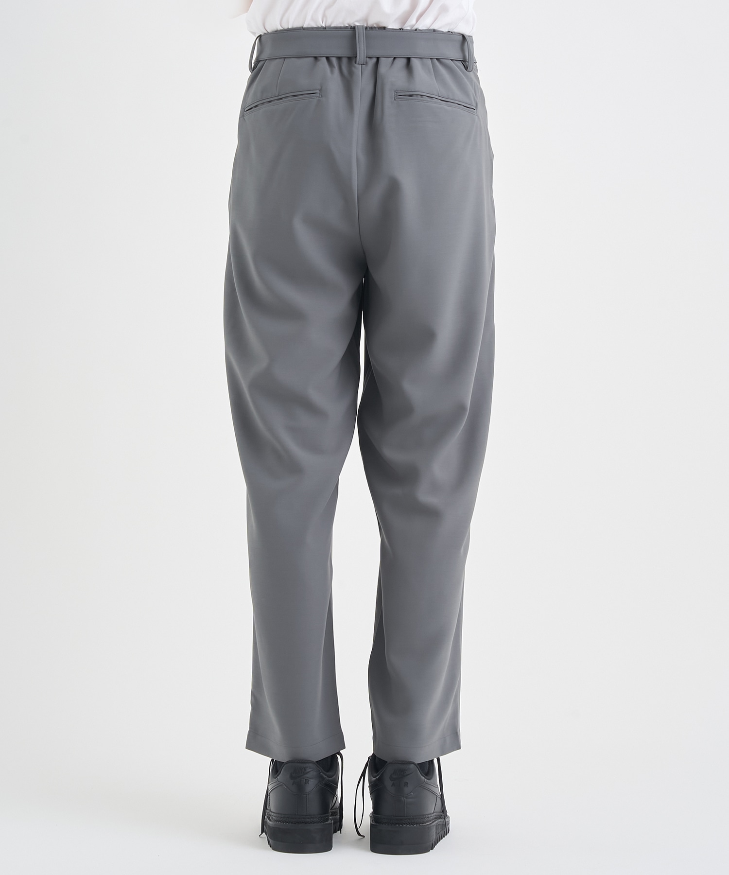 別注 PE CONPACT TWILL BELTED PANTS ATTACHMENT