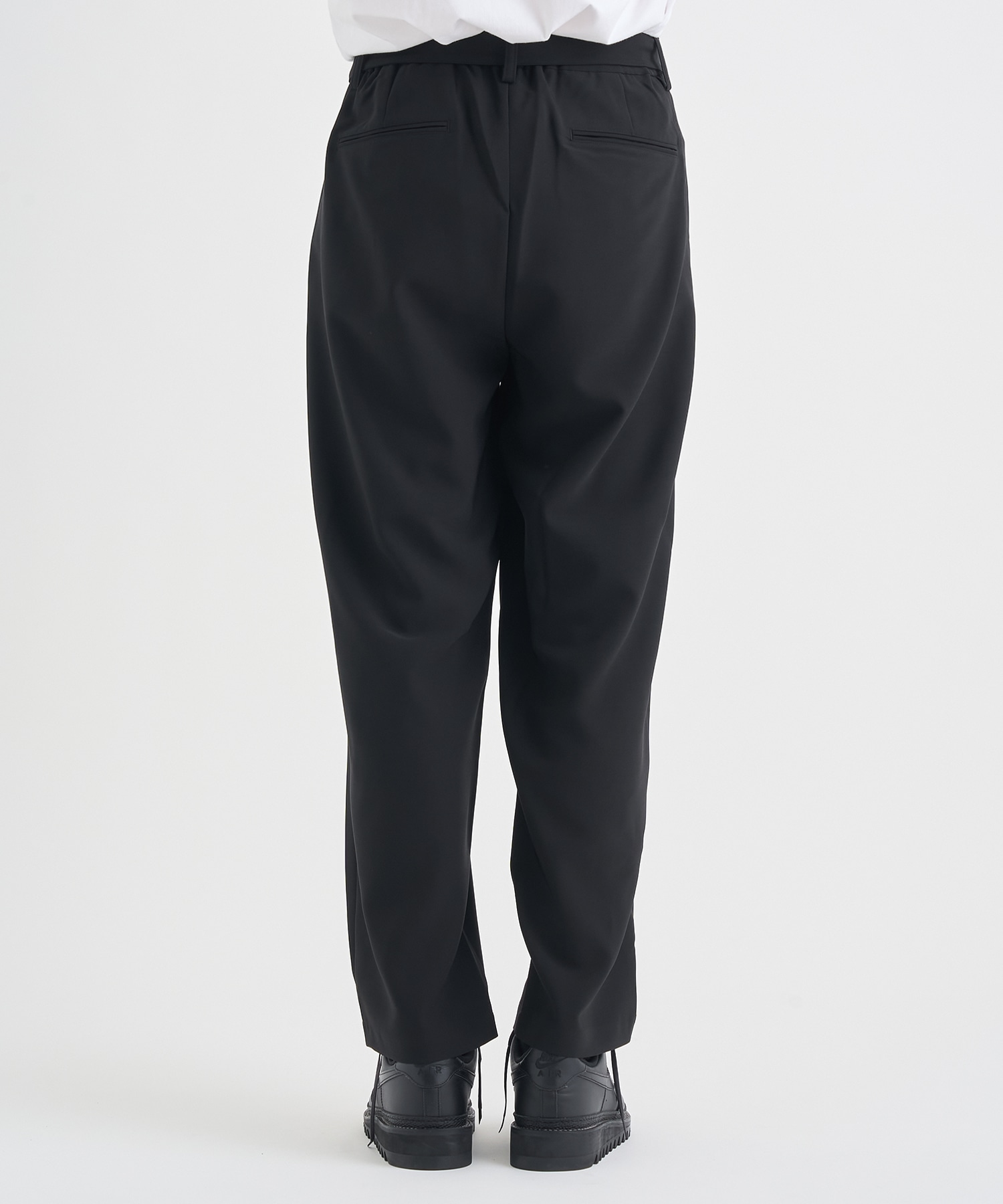 別注 PE CONPACT TWILL BELTED PANTS ATTACHMENT