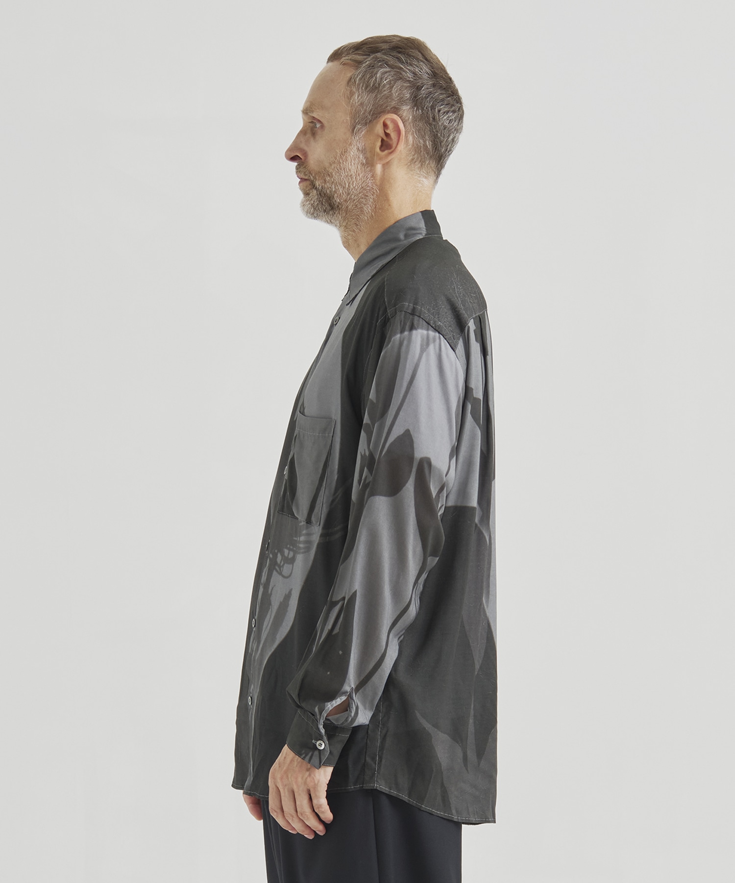 Photogram Printed Rayon Shirt YOKE