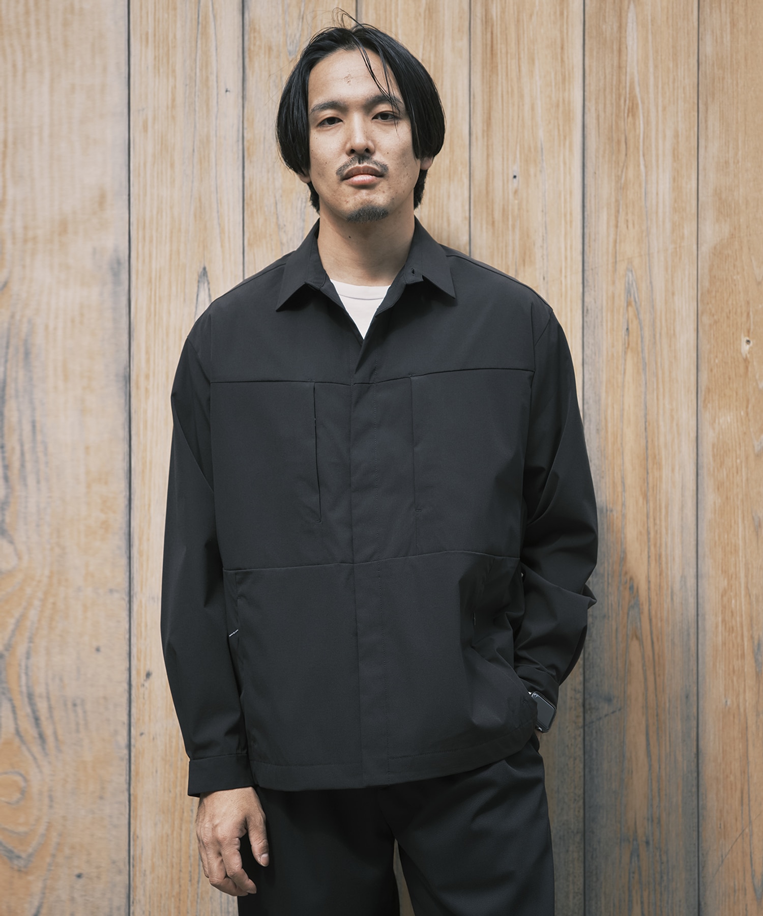 別注BLK L/S SHIRT White Mountaineering