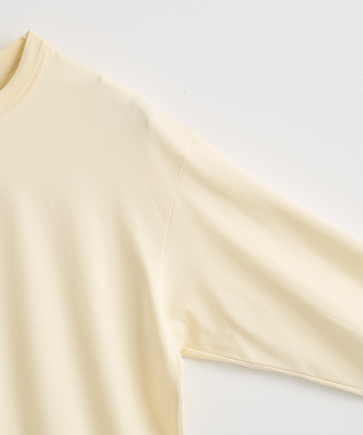 COTTON JERSEY LONG SLEEVE T-SHIRT CINOH