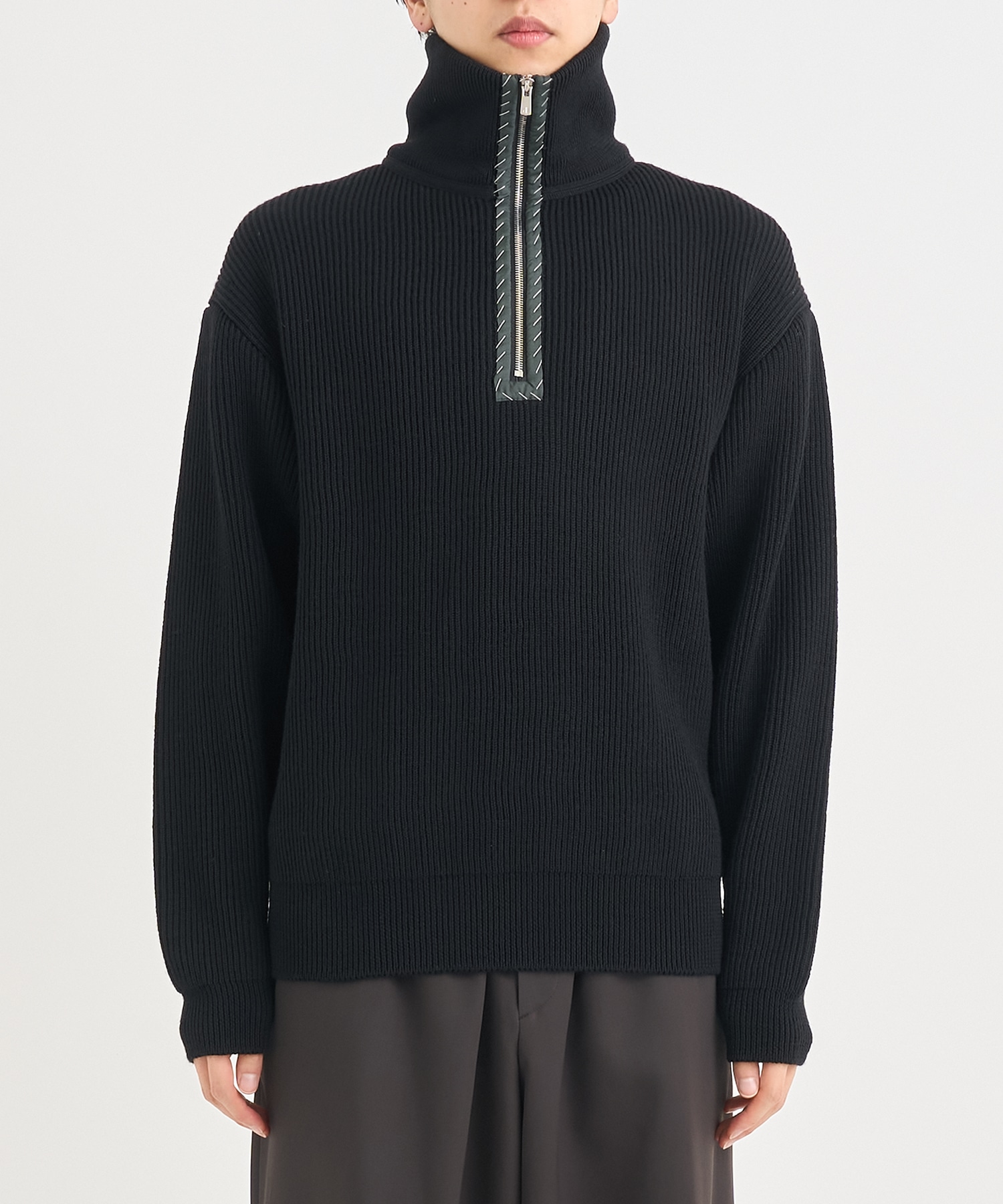 25WCM-N07305 HALF ZIP KNIT kolor