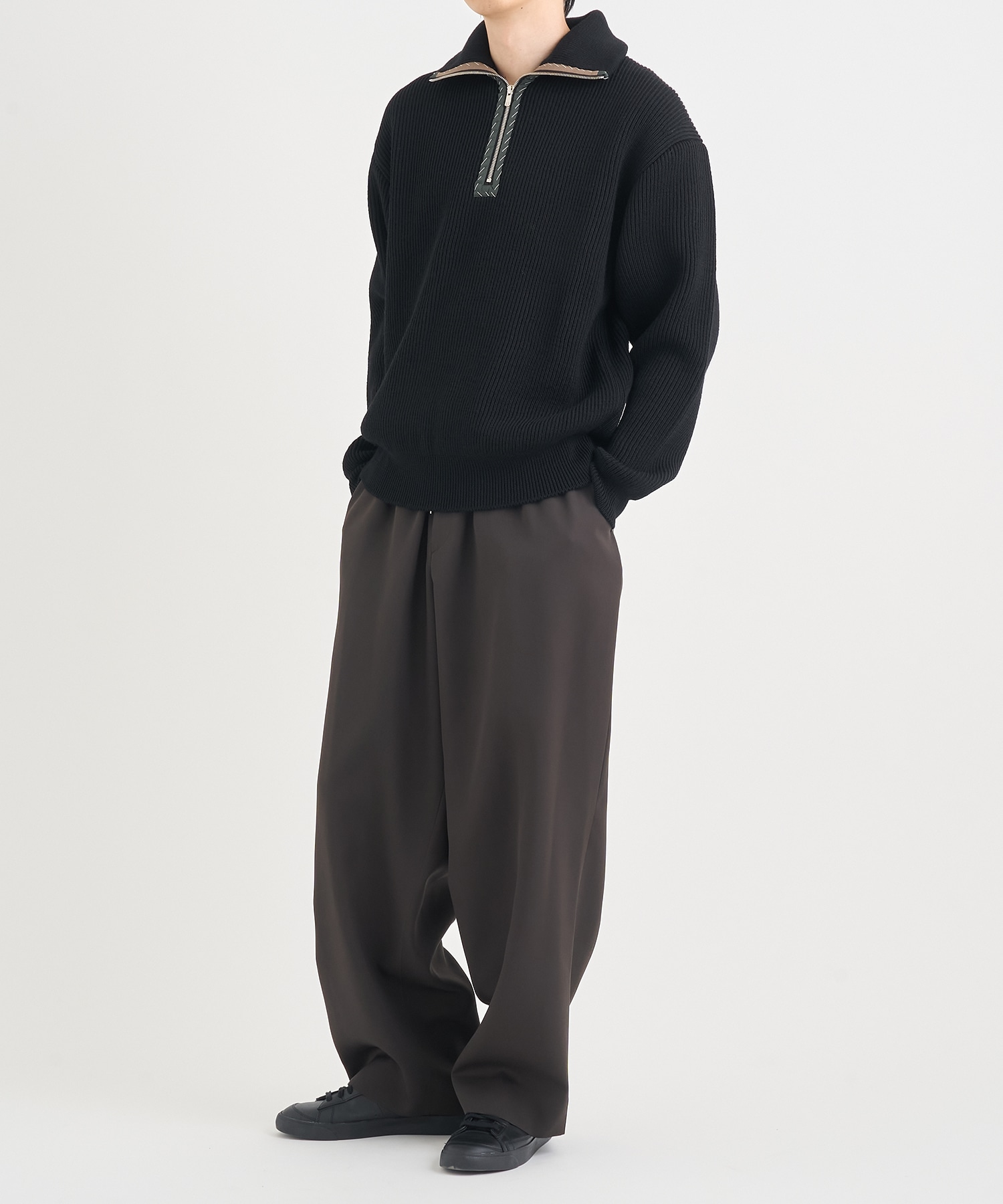 25WCM-P14121 WOOL TRACK PANTS kolor