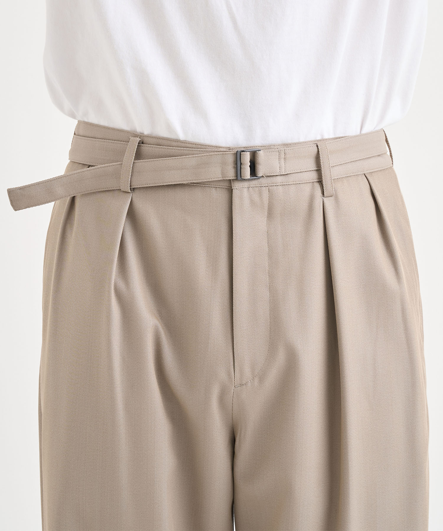 別注BELTED TAPERED PANTS IRENISA