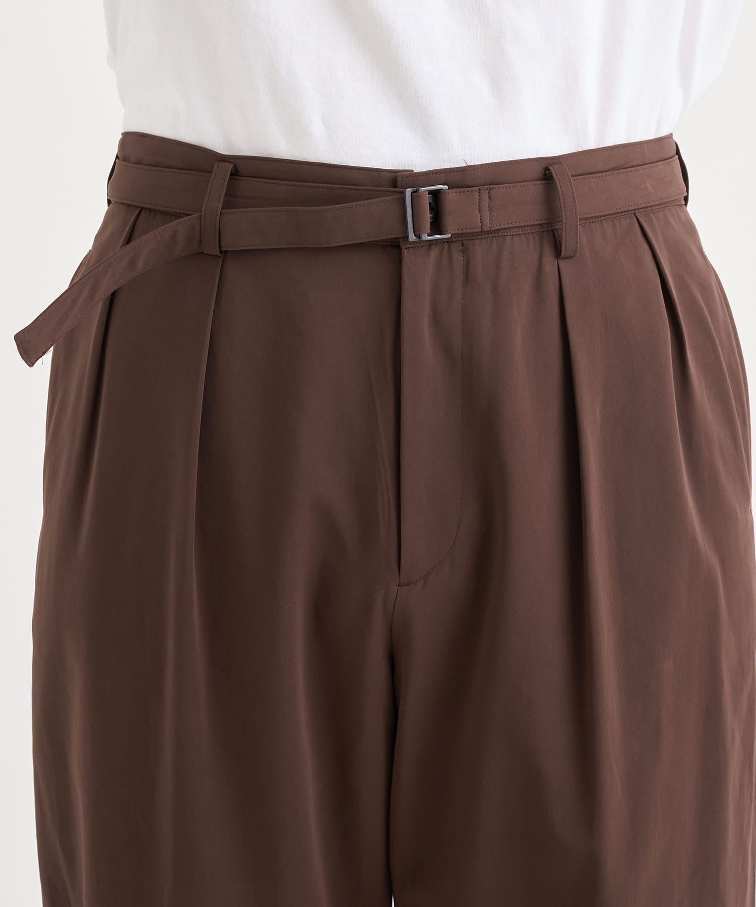 BELTED TAPERED PANTS IRENISA