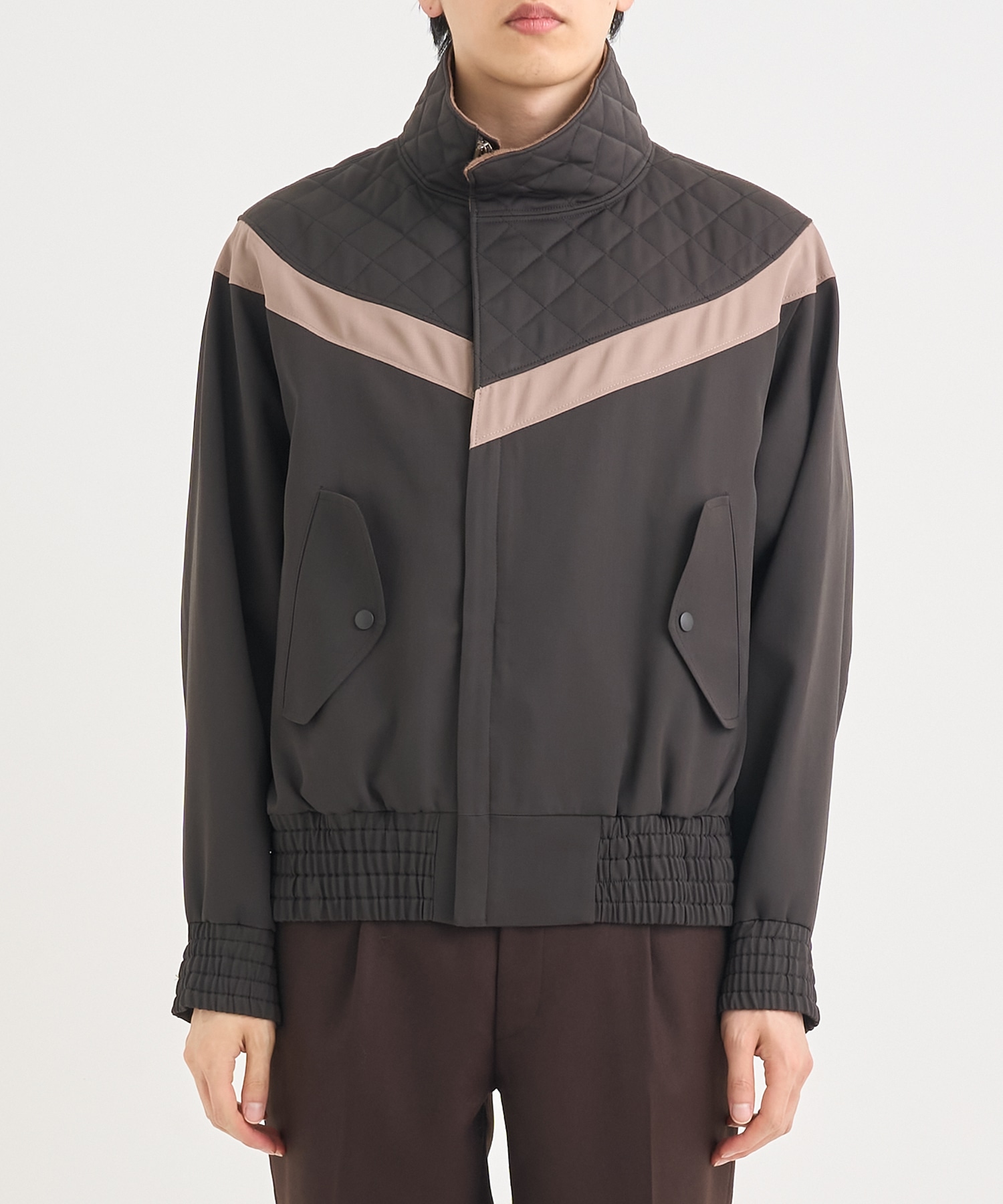 25WCM-G13121 WOOL TRACK BLOUSON kolor