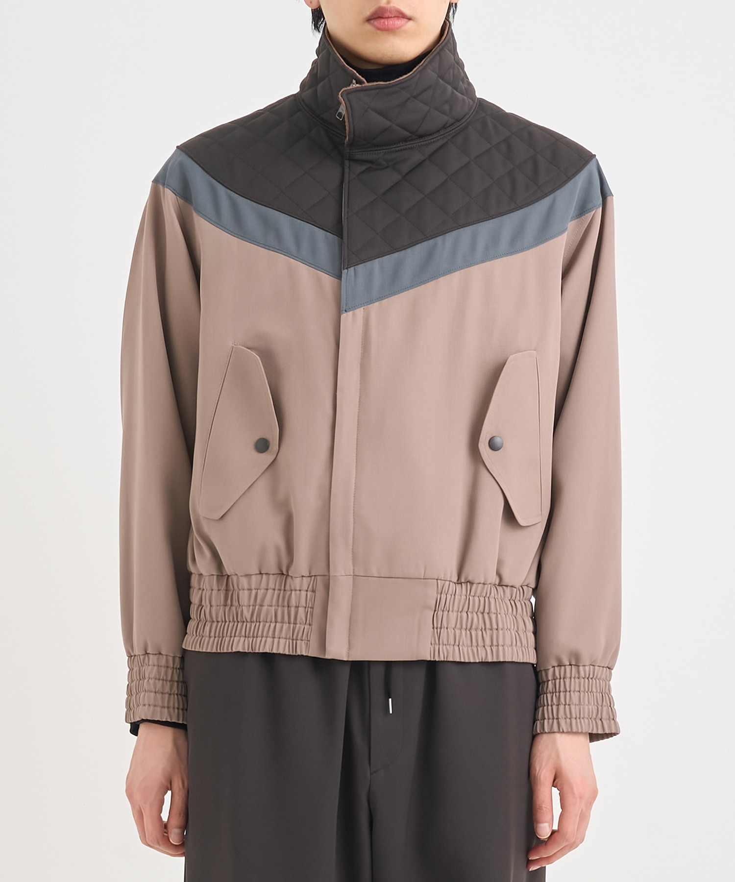 25WCM-G13121 WOOL TRACK BLOUSON kolor