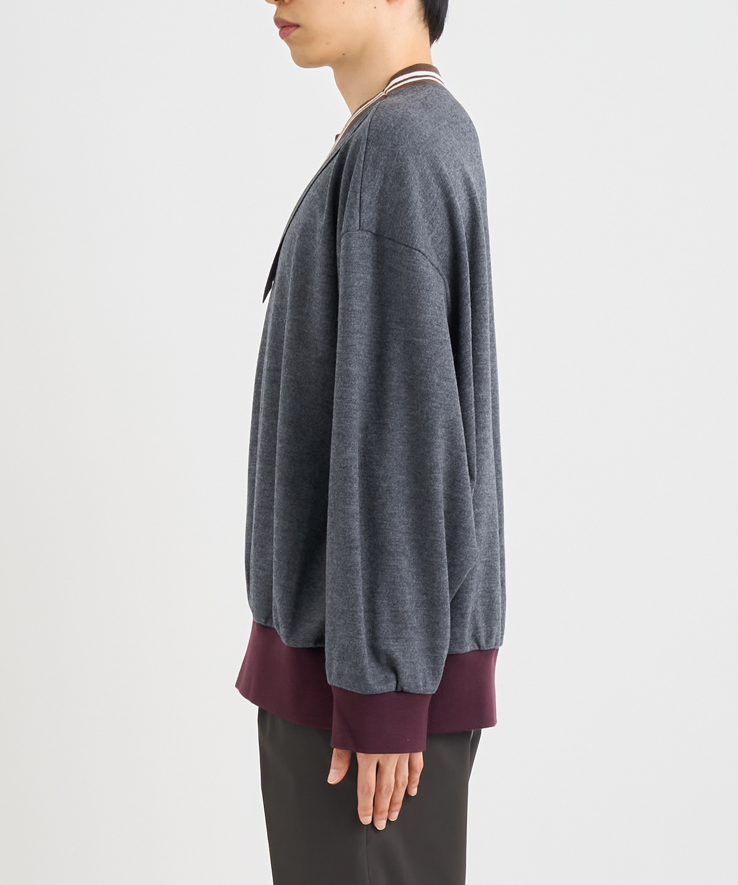 25WBM-T03232 L/S WOOL PO kolor