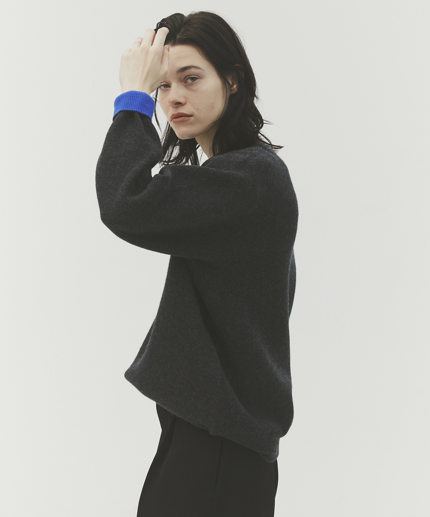 CASHMERE REVERSIBLE PULLOVER CASHMERE CASHMERE