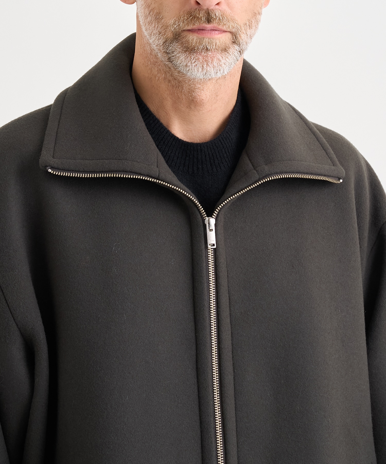 ジャケット・アウター YOKE / MELTON STAND COLLAR ZIP BLOUSON YOKE 