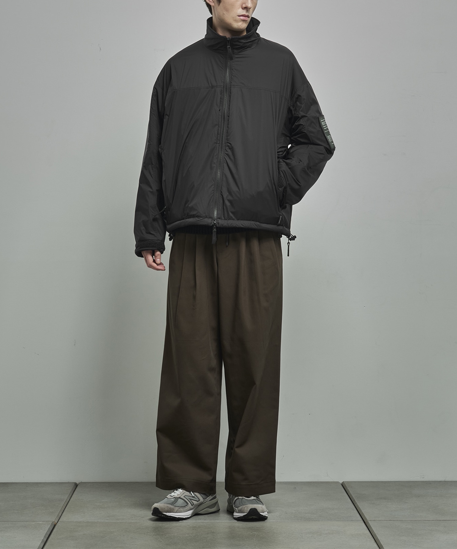 ×WILD THINGS 9252-BL01-003 REVERSIBLE OVERSHIRT N.HOOLYWOOD