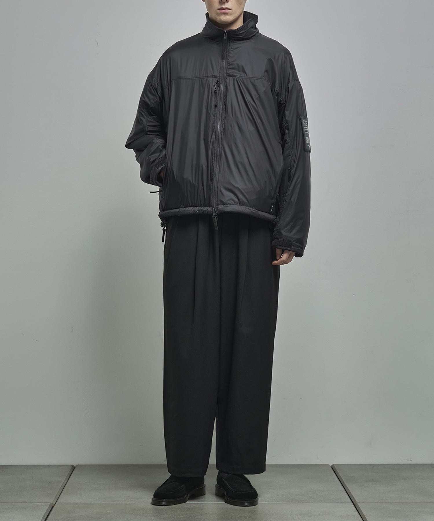 ×WILD THINGS 9252-BL01-003 REVERSIBLE OVERSHIRT N.HOOLYWOOD