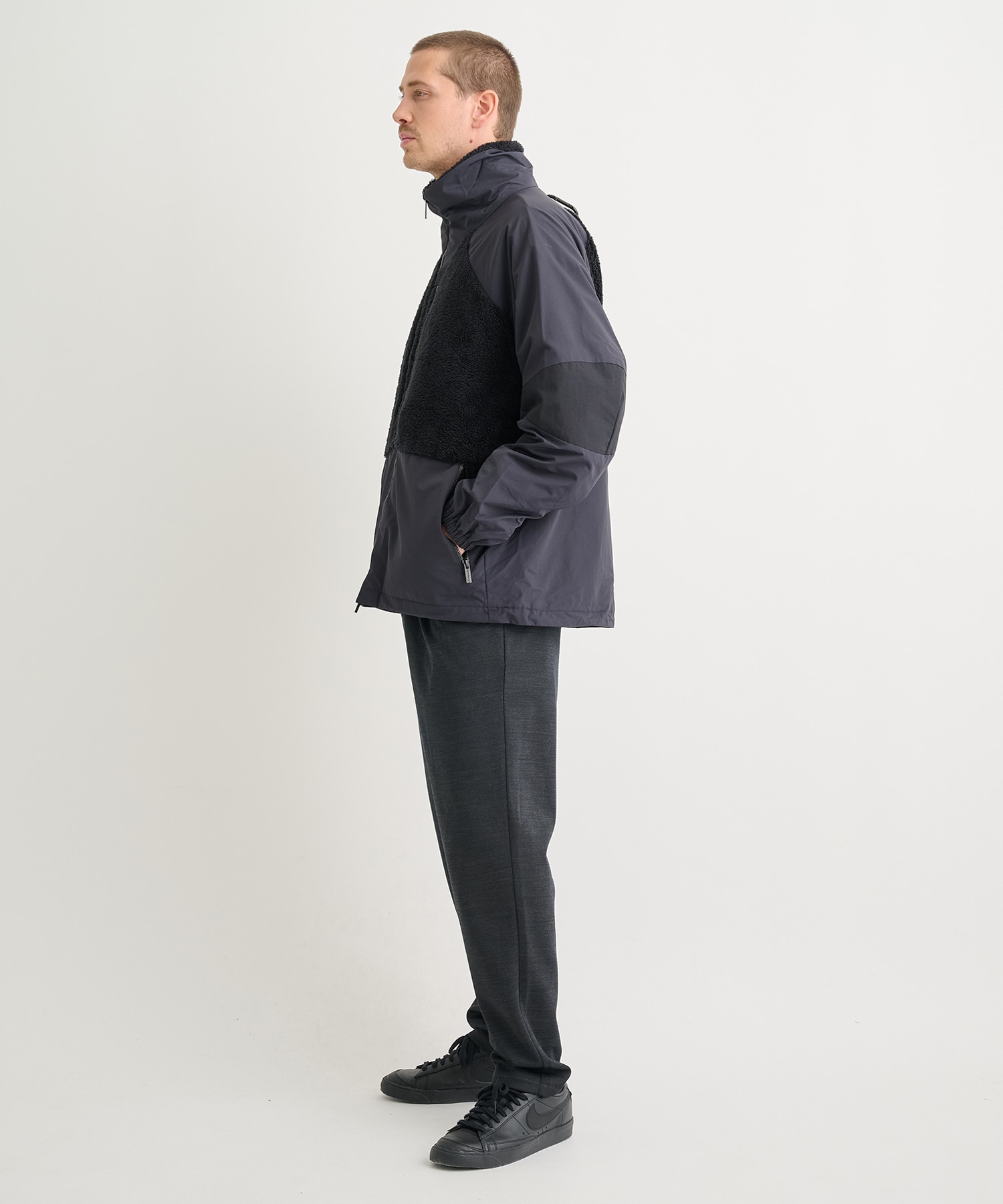 別注BLK FLEECE BLOUSON White Mountaineering