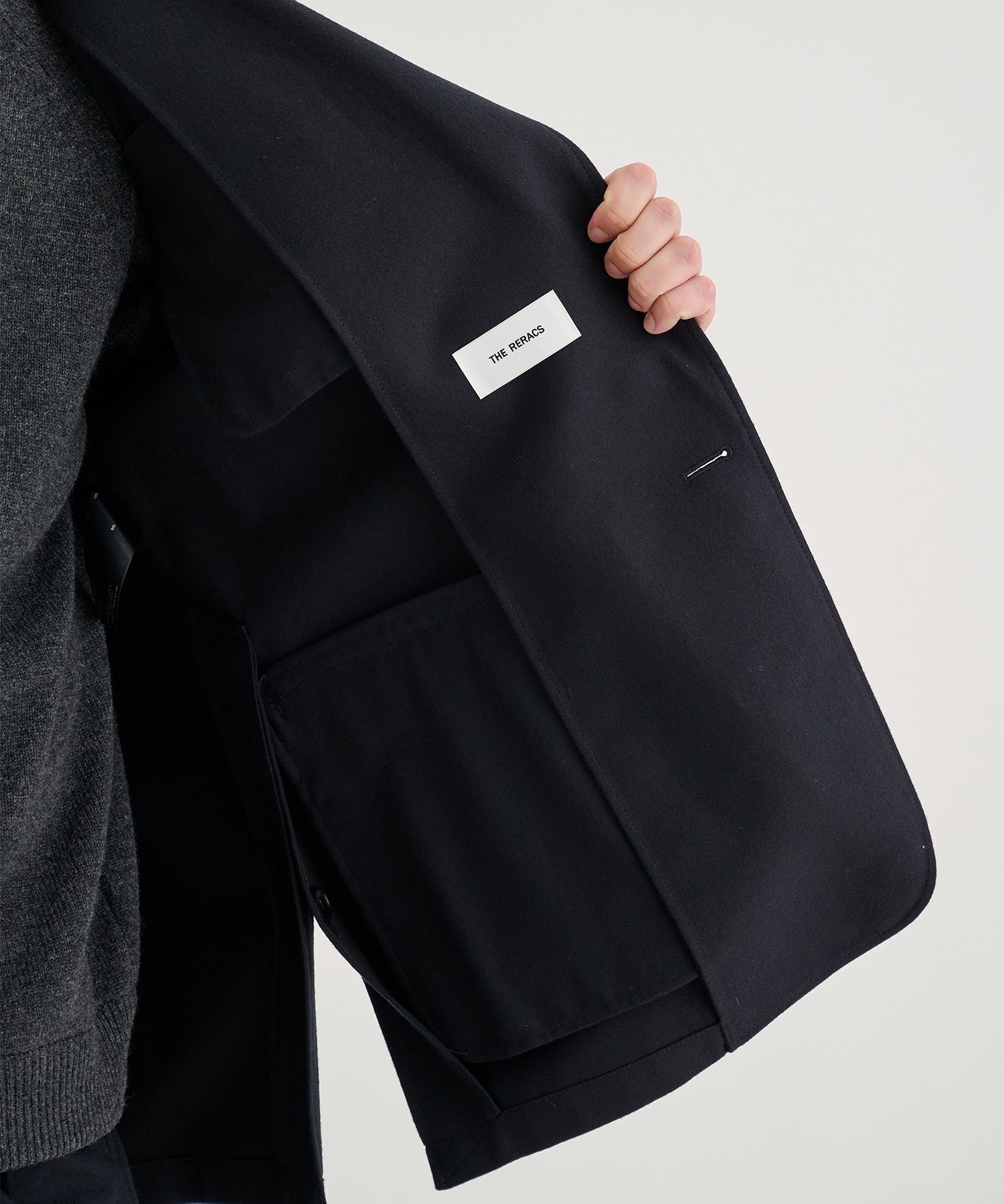 THE PEAKED LAPEL EASY JACKET THE RERACS