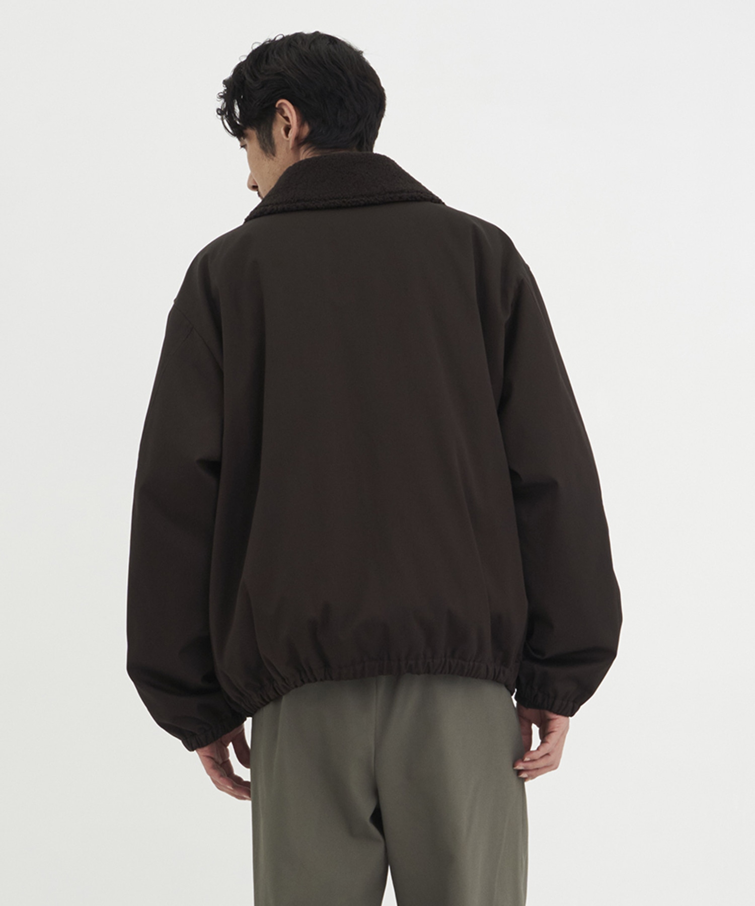 MOUTON COLLAR PADDED JACKET ssstein