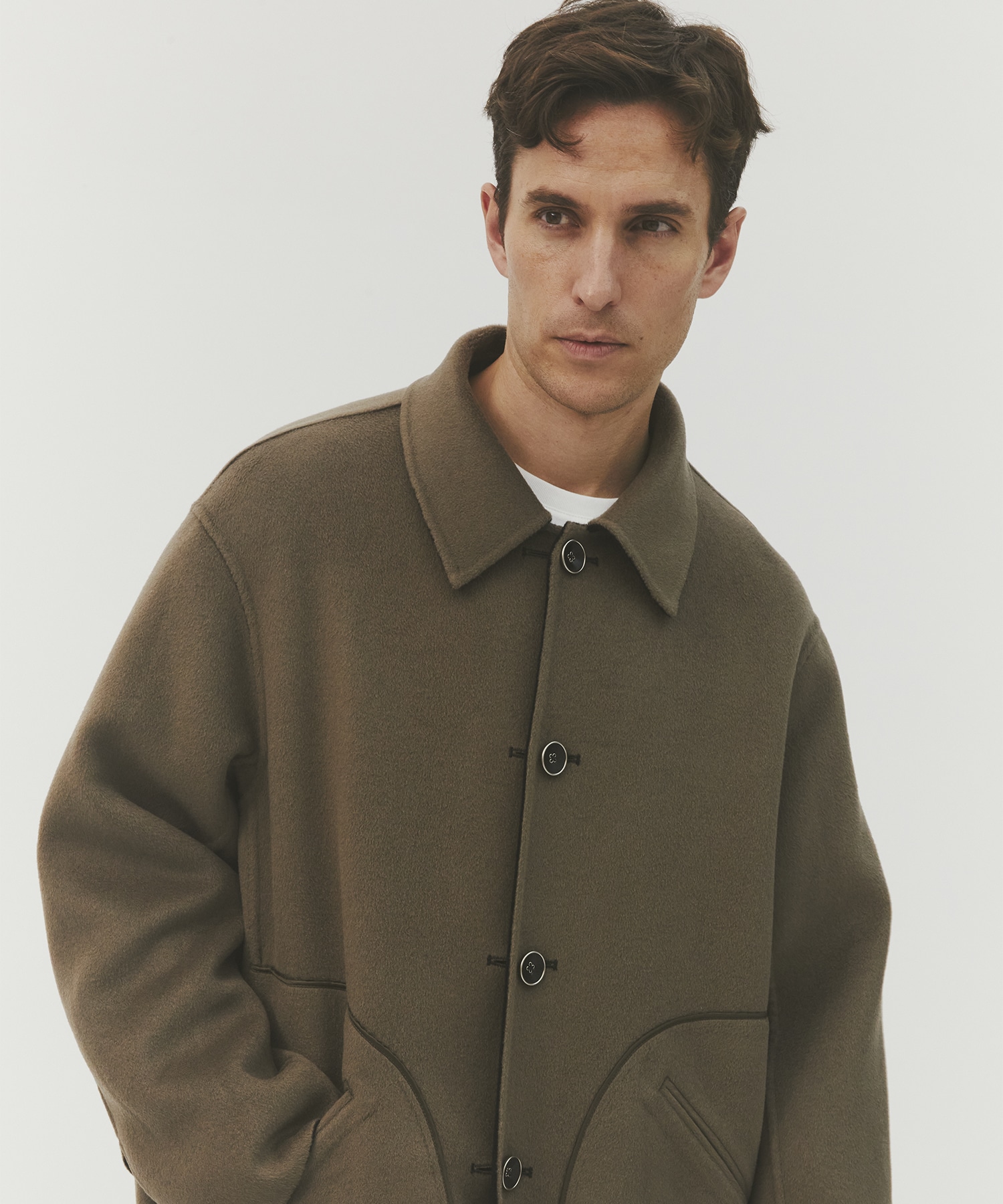 CASHMERE REVERSIBLE OVER COAT 