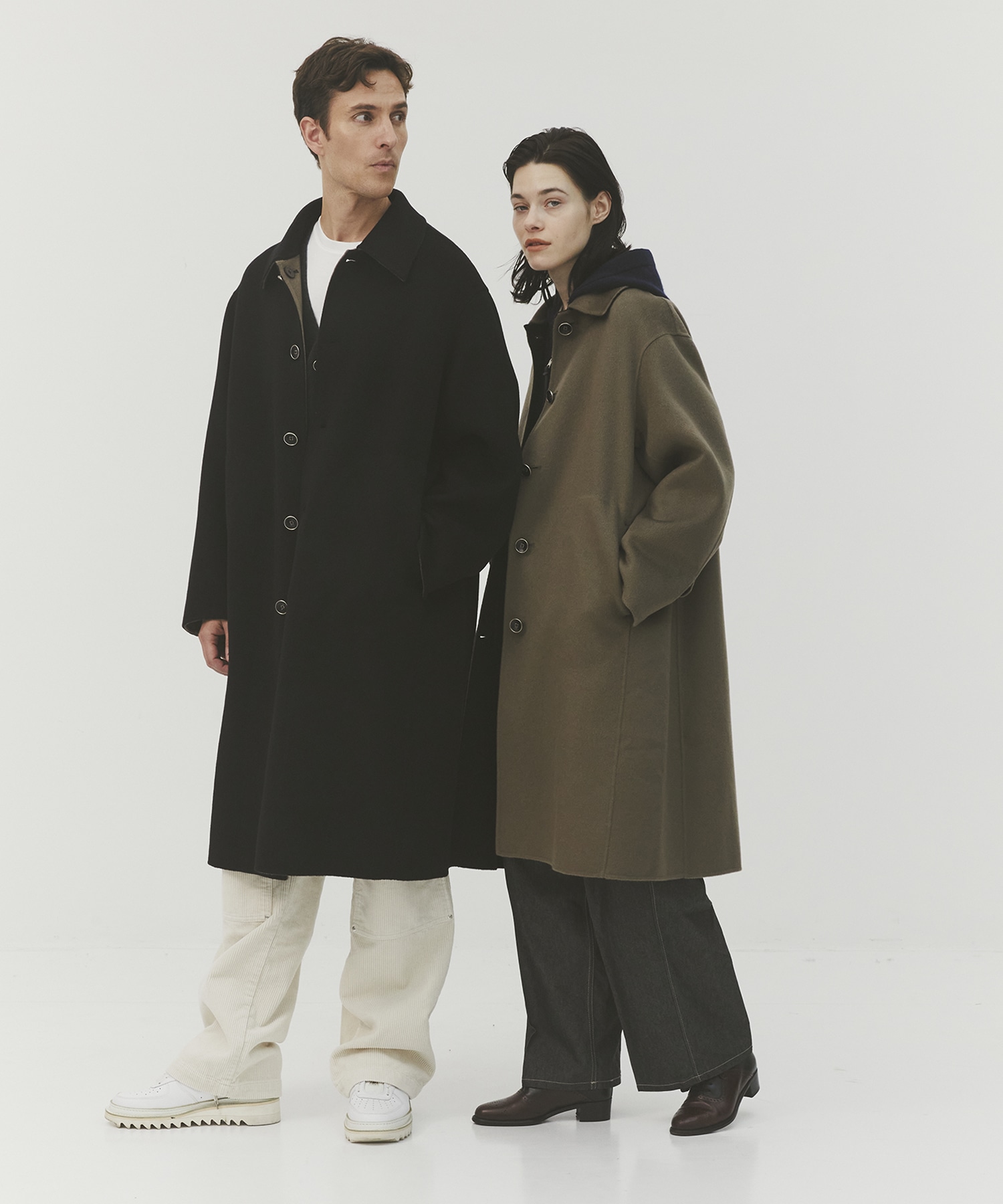 CASHMERE REVERSIBLE OVER COAT 