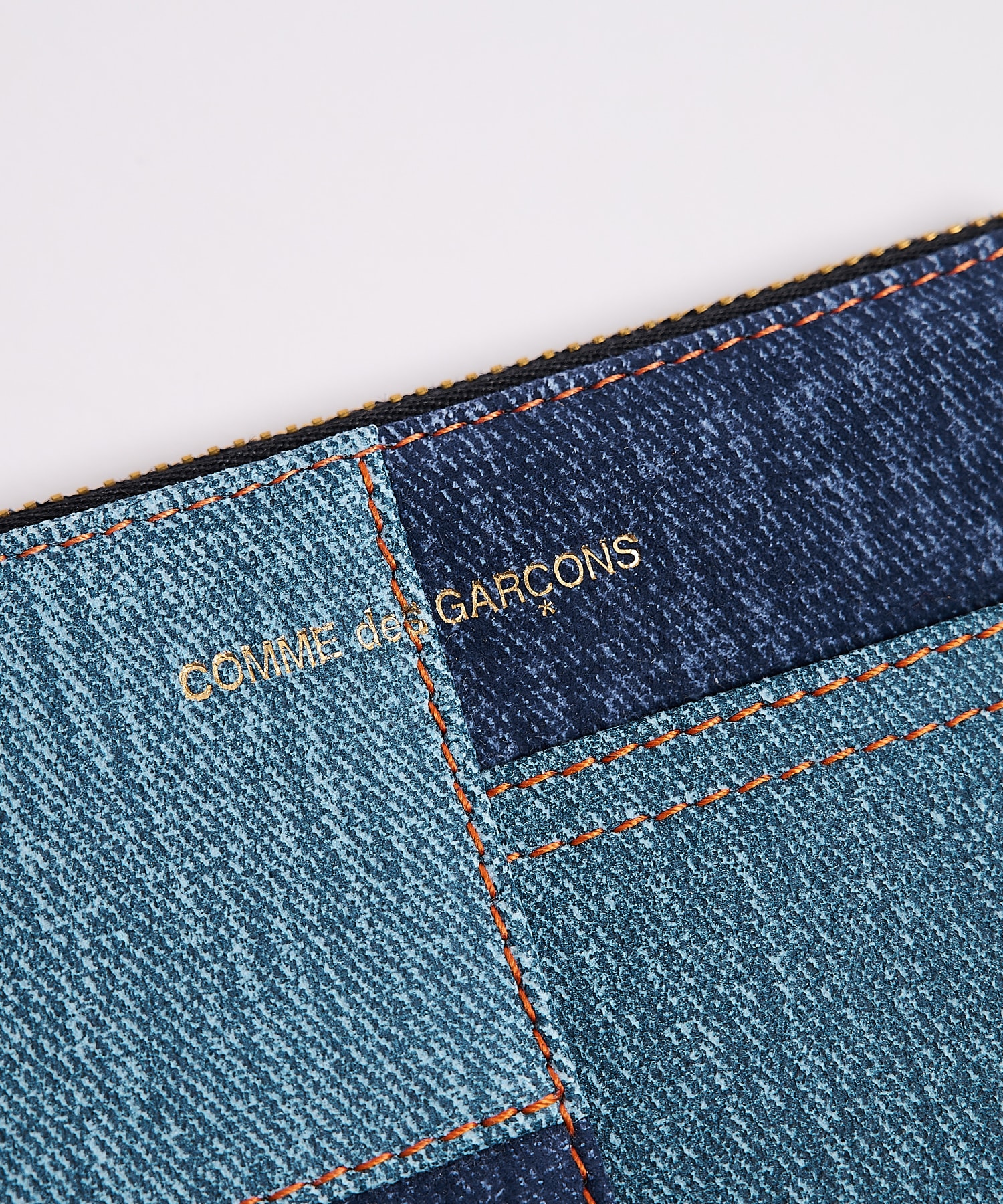 DENIM POCKET ZIP CASE Wallet Comme des Garcons