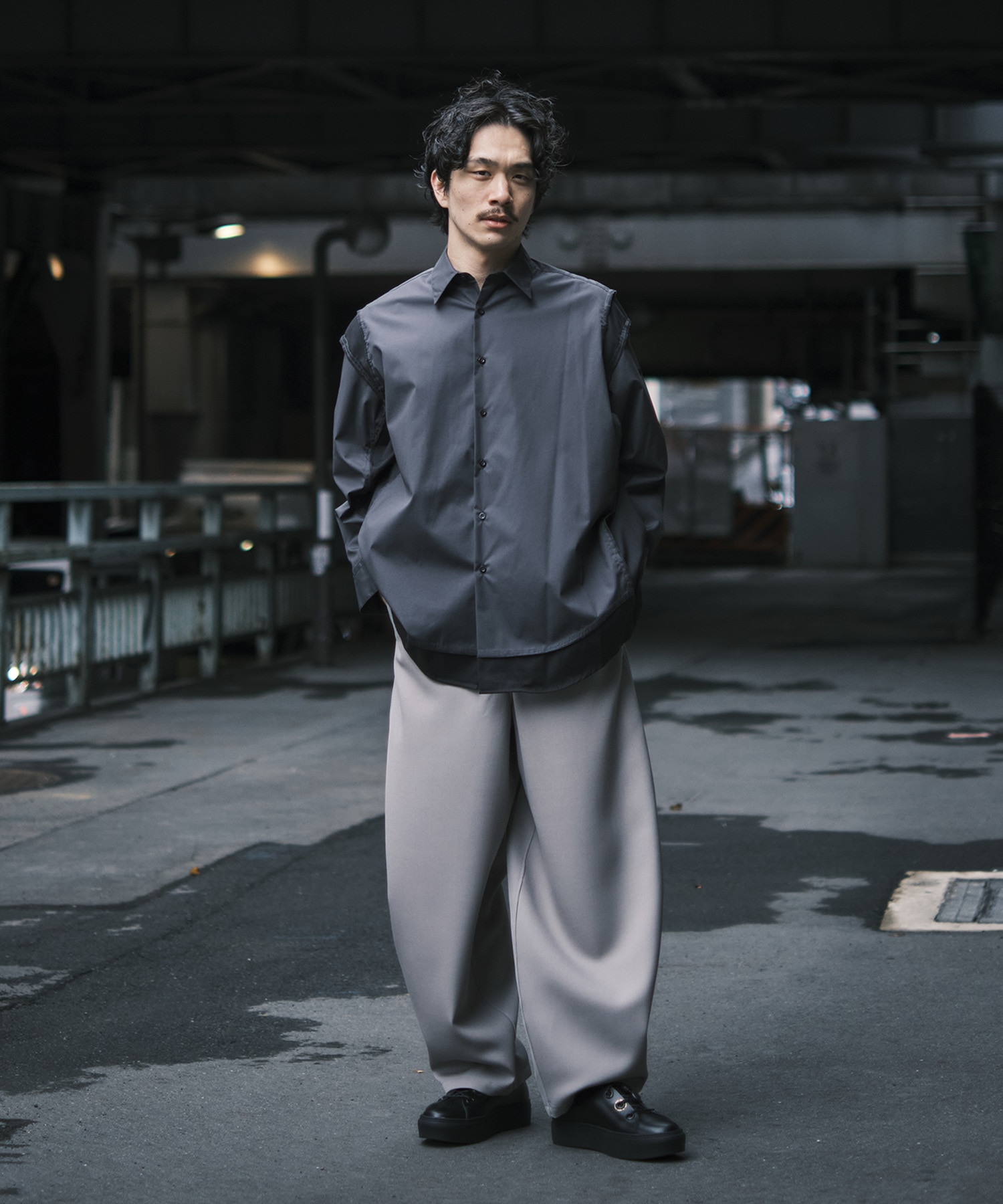 別注切替シャツ N.HOOLYWOOD