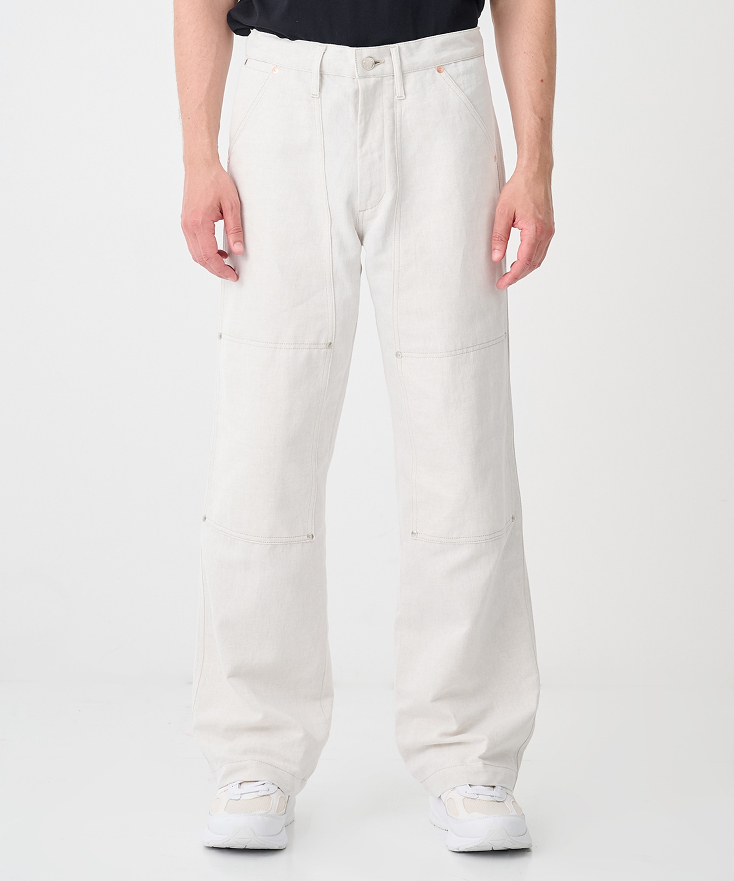 別注NEW CLASSIC WORK JEANS NATURAL LINEN TANAKA