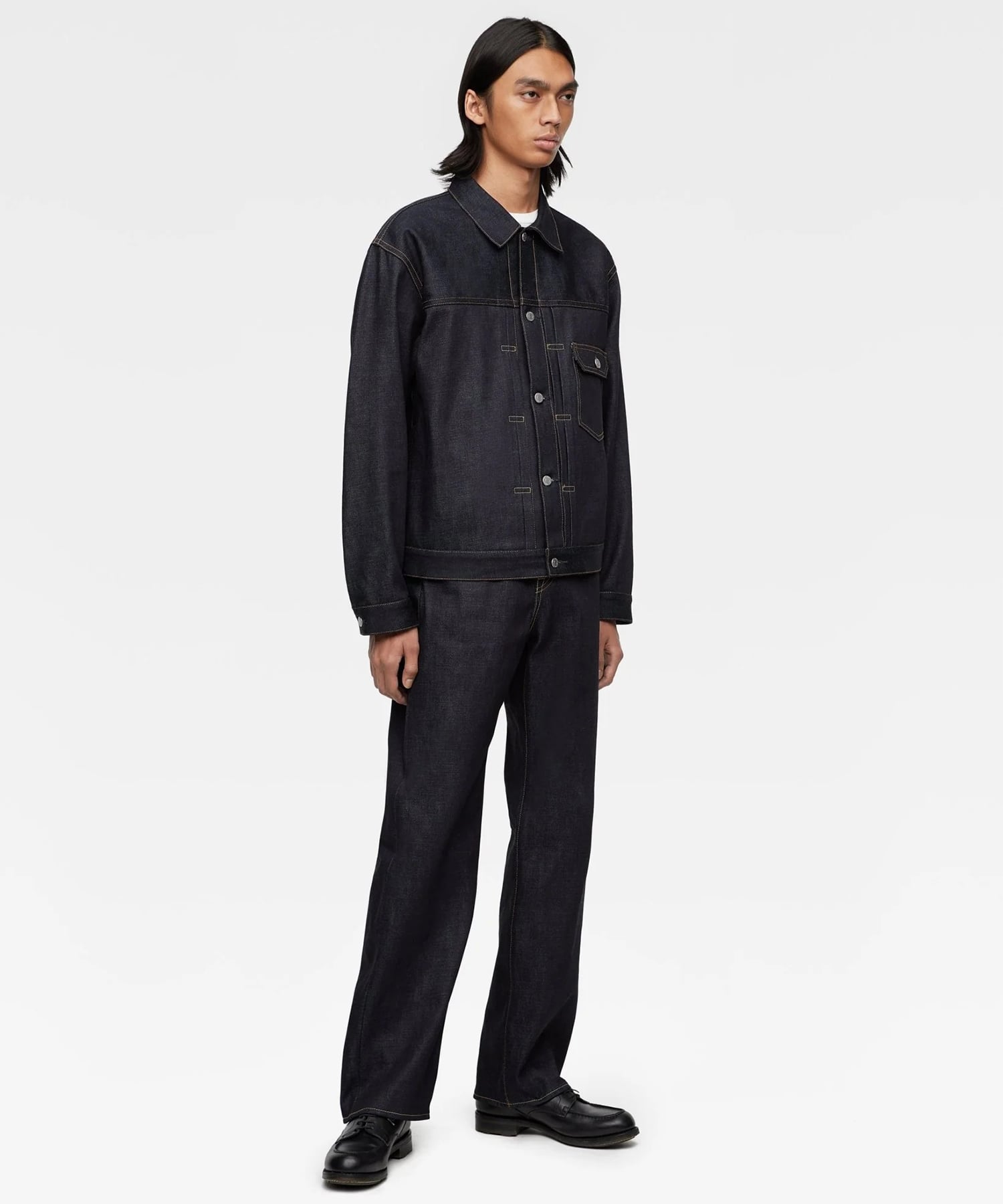 MMGJ0001 i 001 STANDARD DENIM JACKET 14.7oz MOMOTARO JEANS