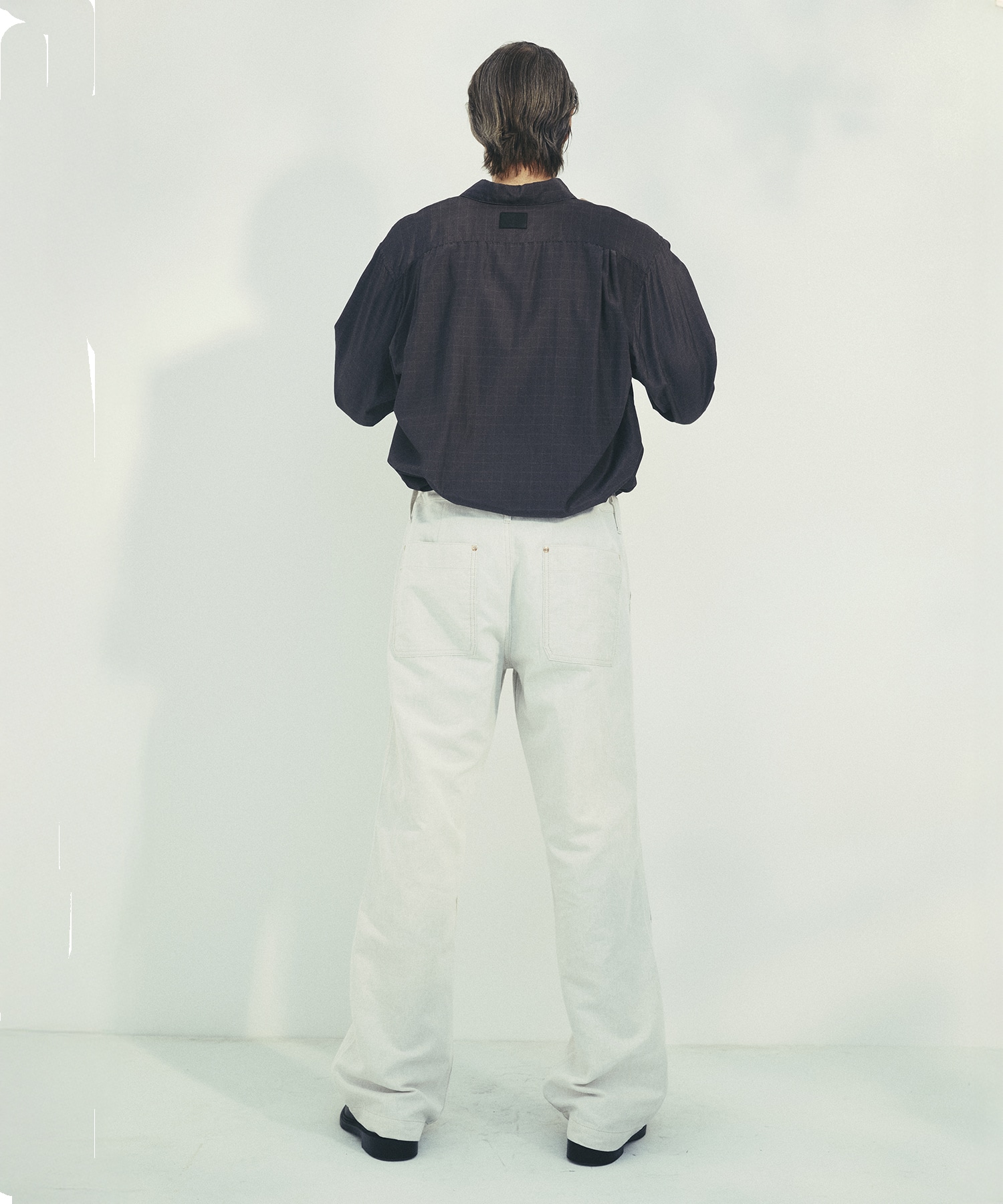SILK α L/S Check Shirt SILK α