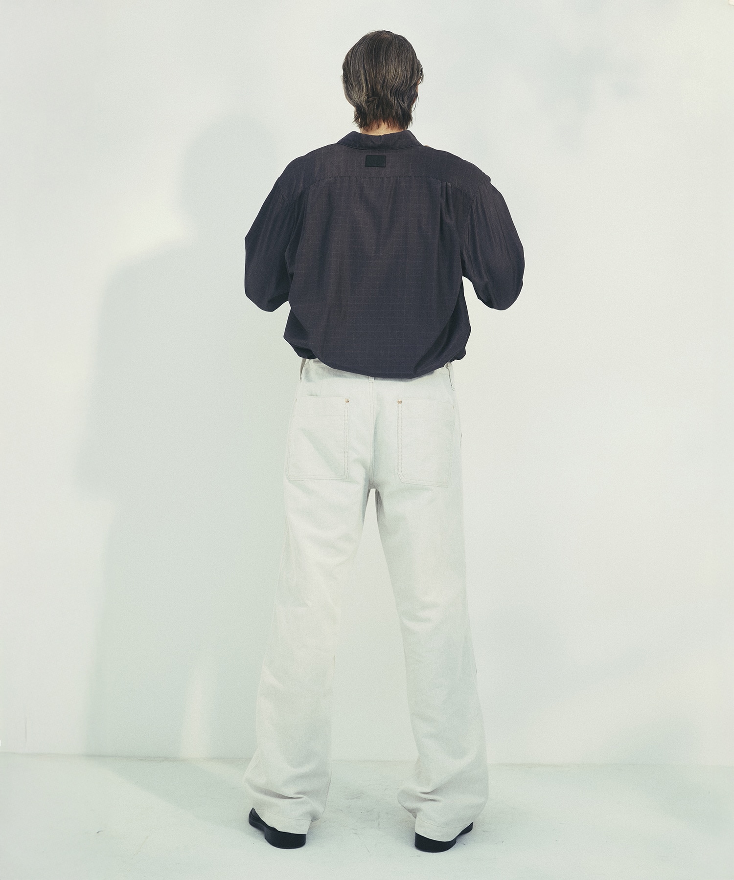 SILK α L/S Check Shirt SILK α