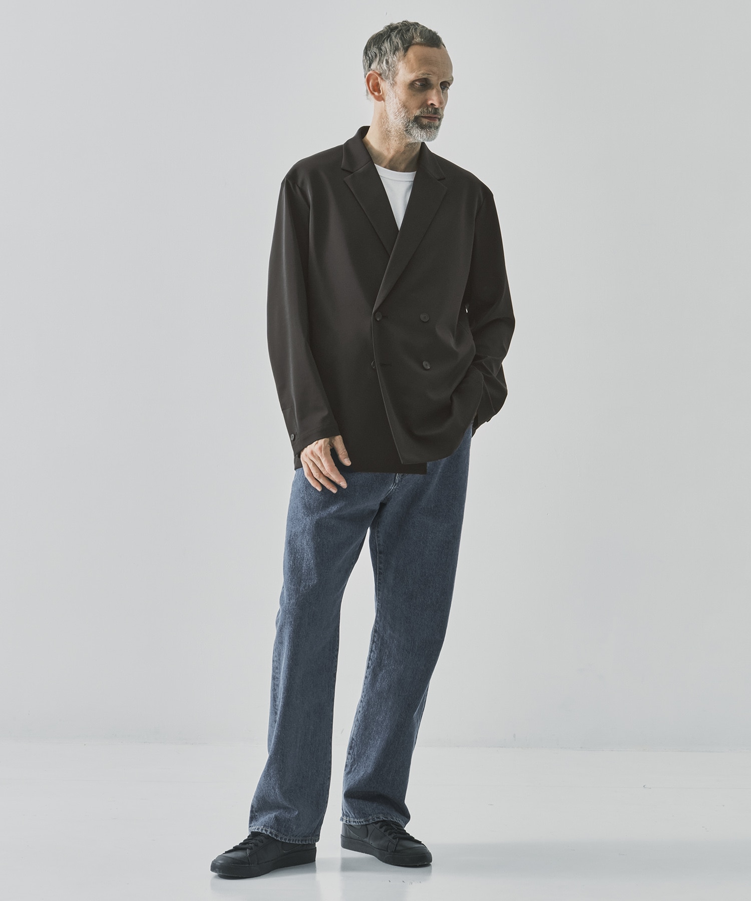 Light Matte Stretch Jersey Double Jacket THE TOKYO