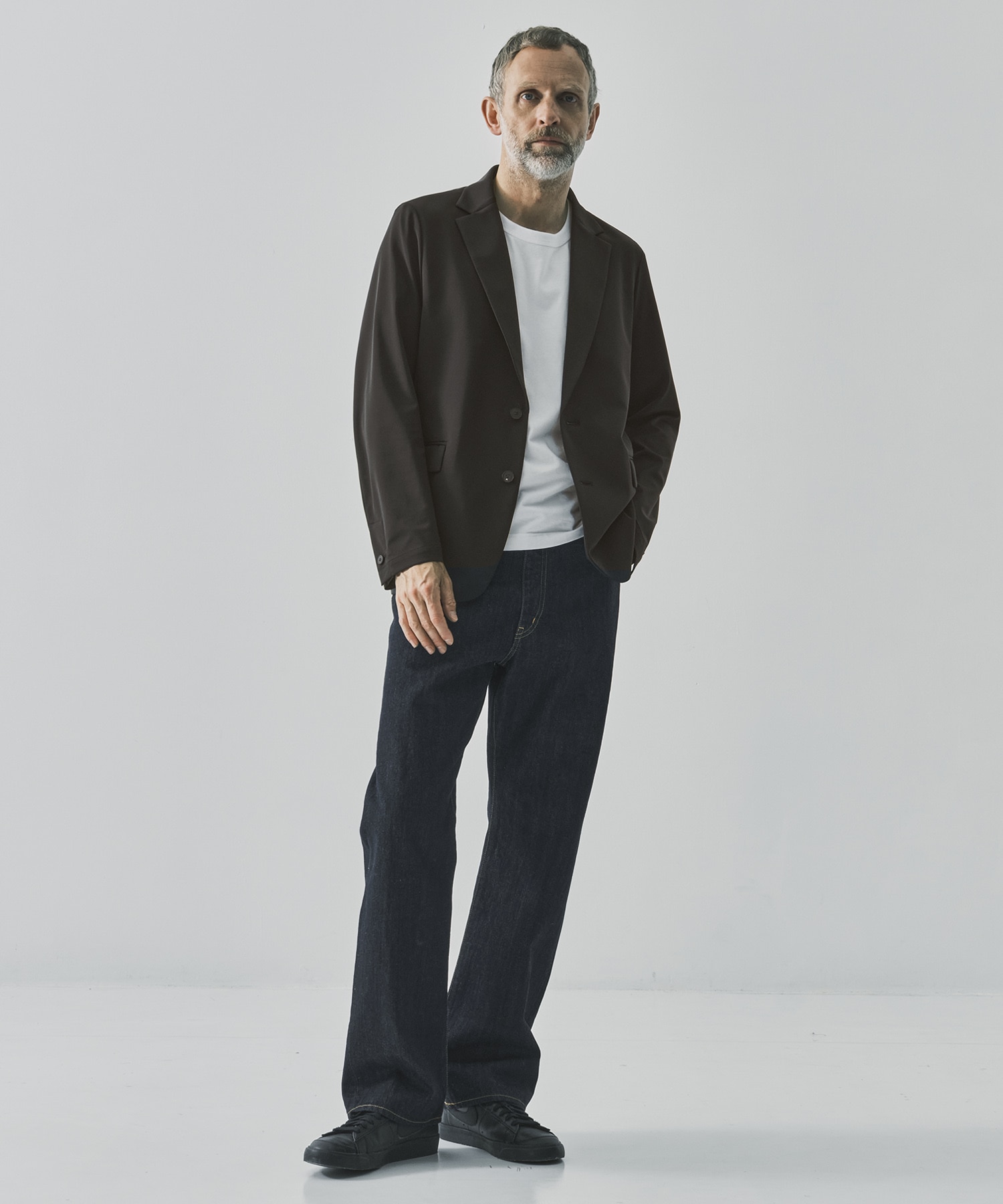 Light Matte Stretch Jersey Shape Jacket THE TOKYO