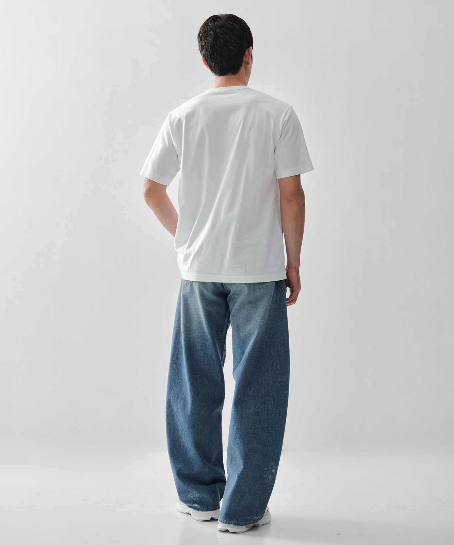 【シュタイン】ST.1563 DEFORMATION WIDE DENIM PANTS ssstein