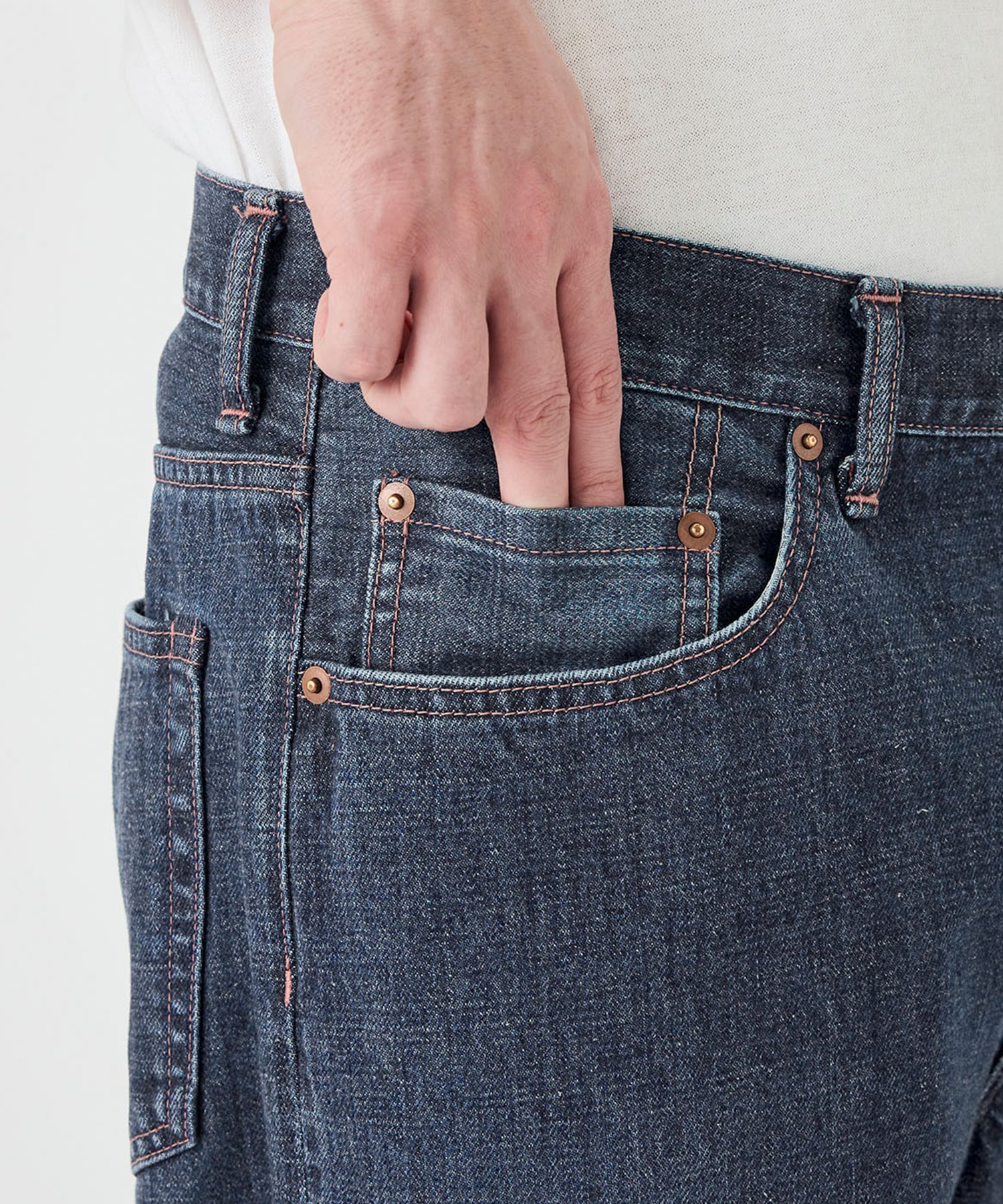 S26FC076 Selvage Denim Straight Pants nanamica